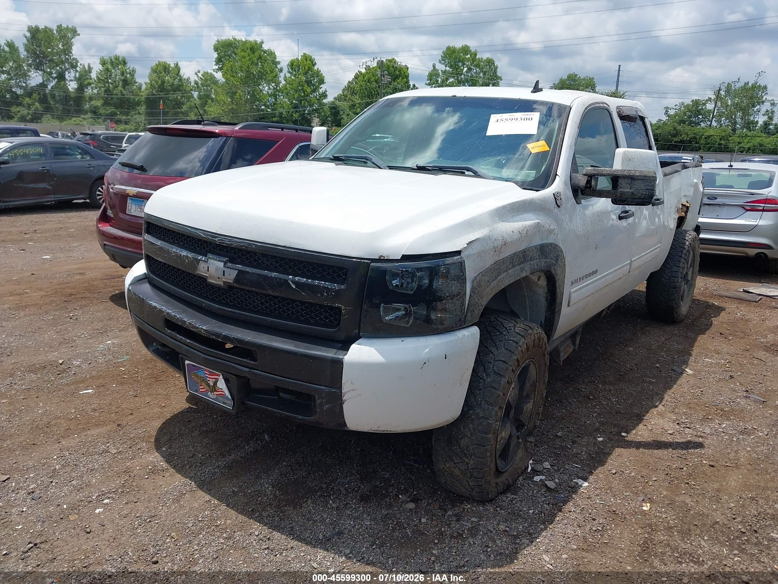 2012 Chevrolet Silverado 1500 Lt White vin: 1GCPKSE70CF186196