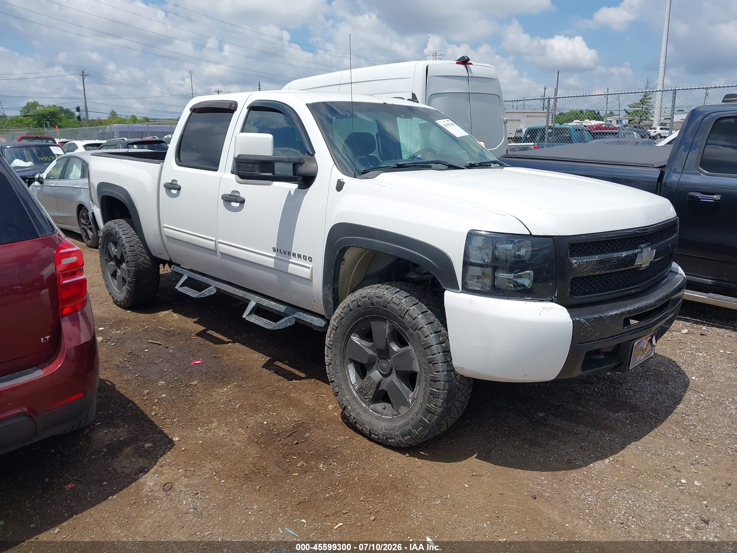 2012 Chevrolet Silverado 1500 Lt White vin: 1GCPKSE70CF186196
