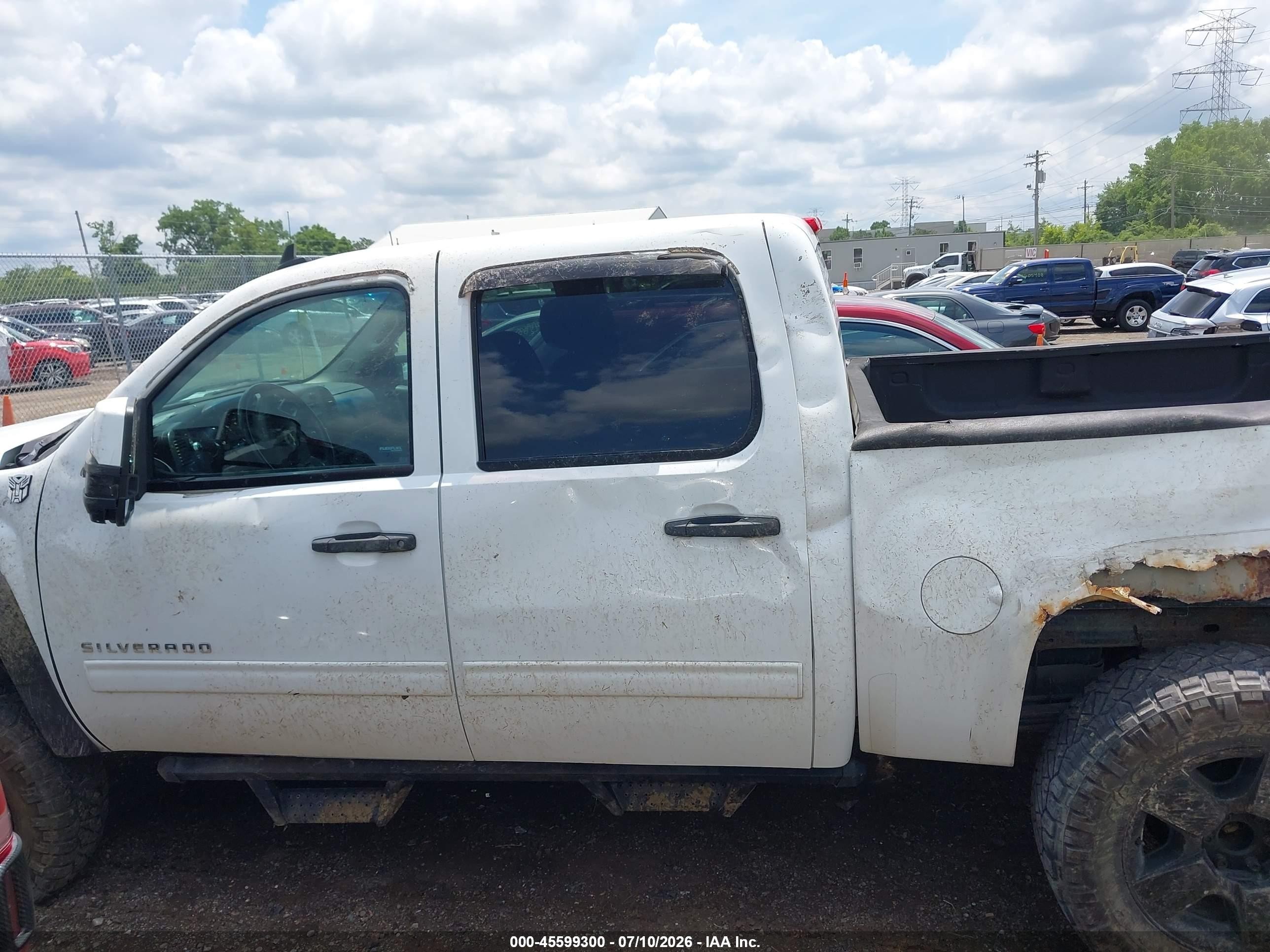 2012 Chevrolet Silverado 1500 Lt White vin: 1GCPKSE70CF186196