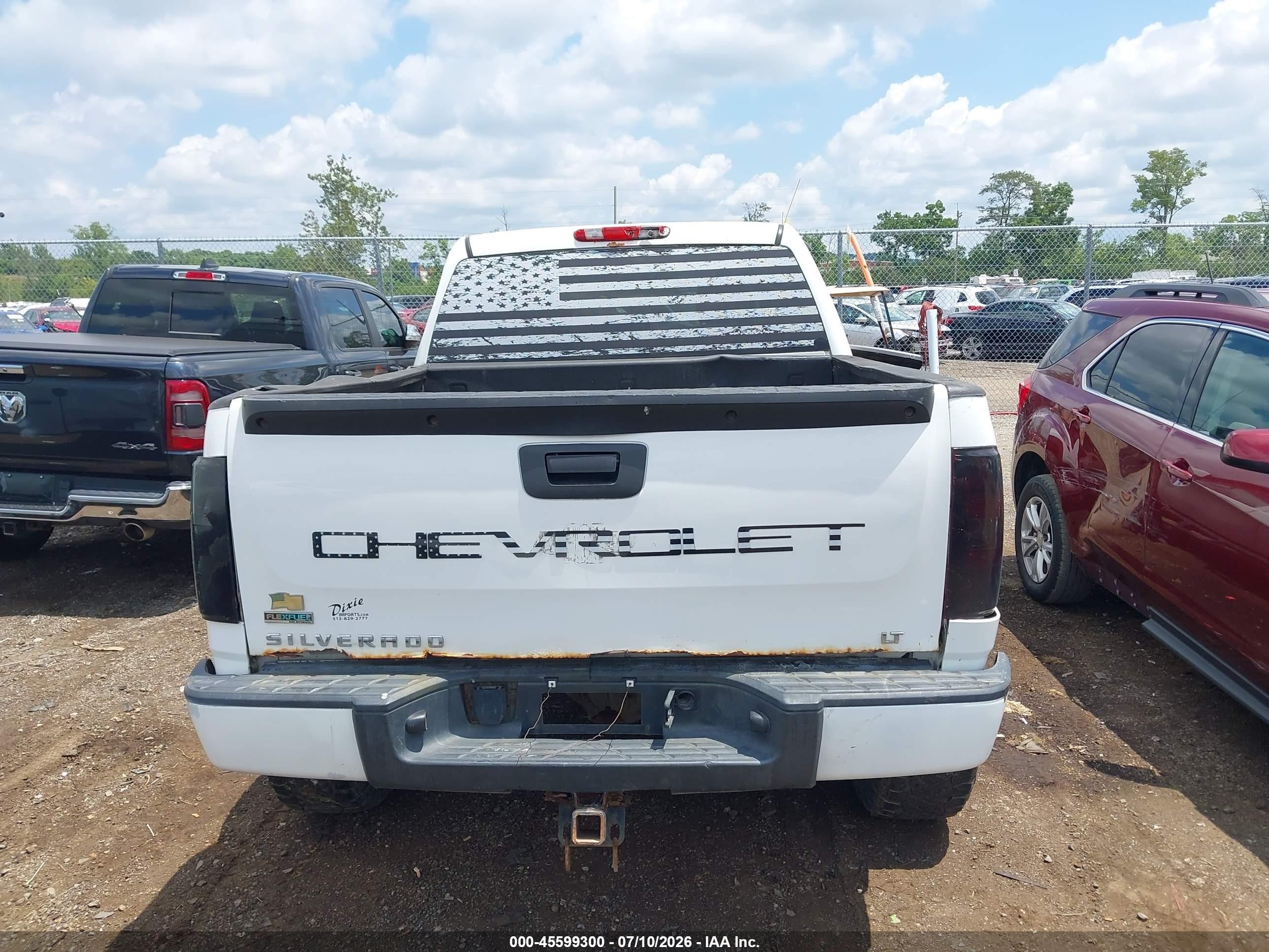 2012 Chevrolet Silverado 1500 Lt White vin: 1GCPKSE70CF186196