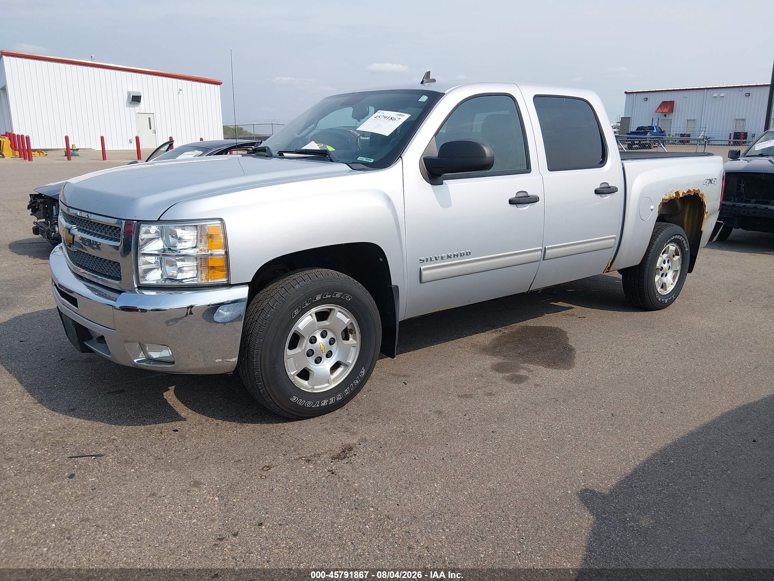 2012 Chevrolet Silverado 1500 Lt Silver vin: 1GCPKSE71CF141154