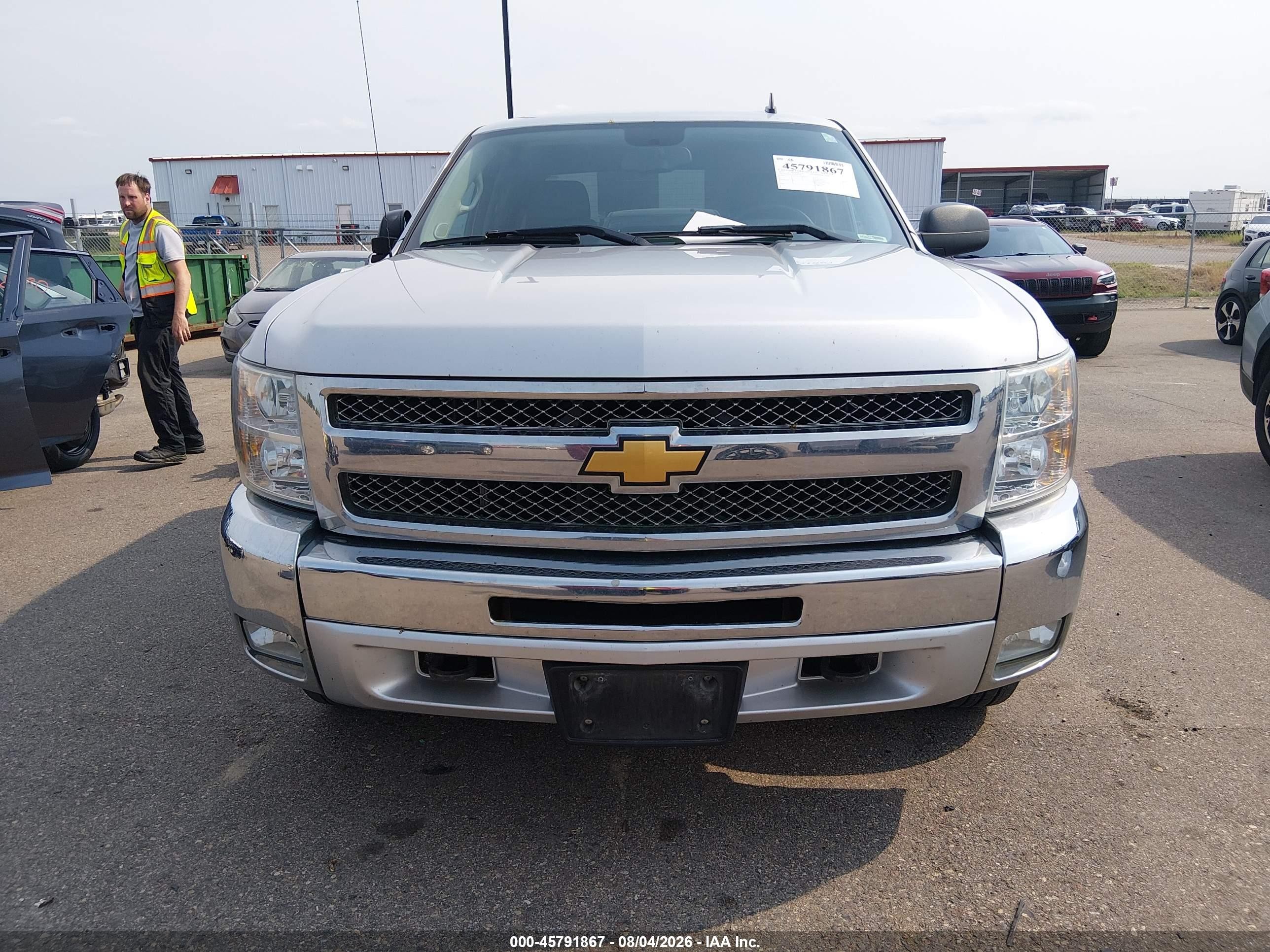 2012 Chevrolet Silverado 1500 Lt Silver vin: 1GCPKSE71CF141154