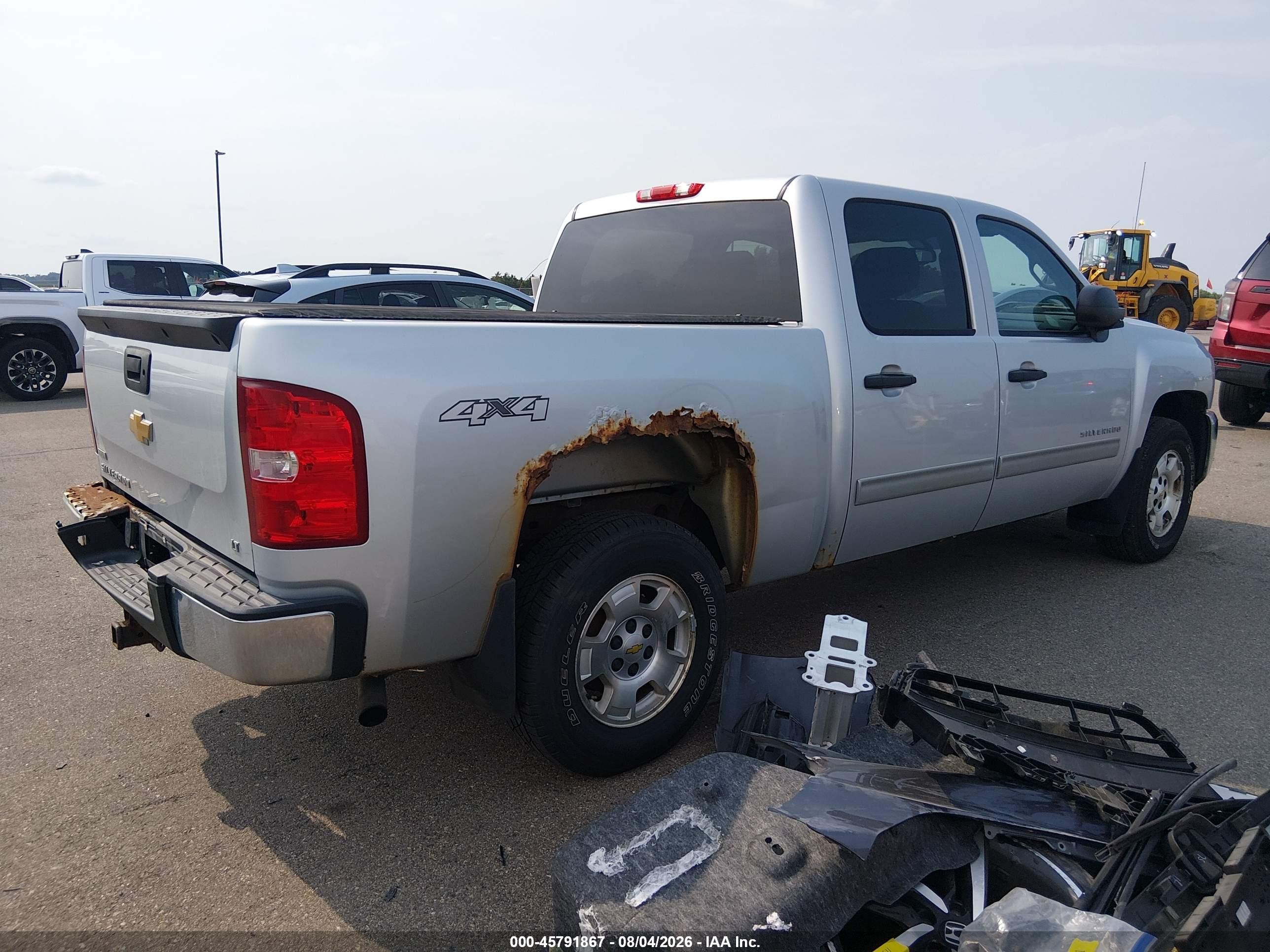 2012 Chevrolet Silverado 1500 Lt Silver vin: 1GCPKSE71CF141154