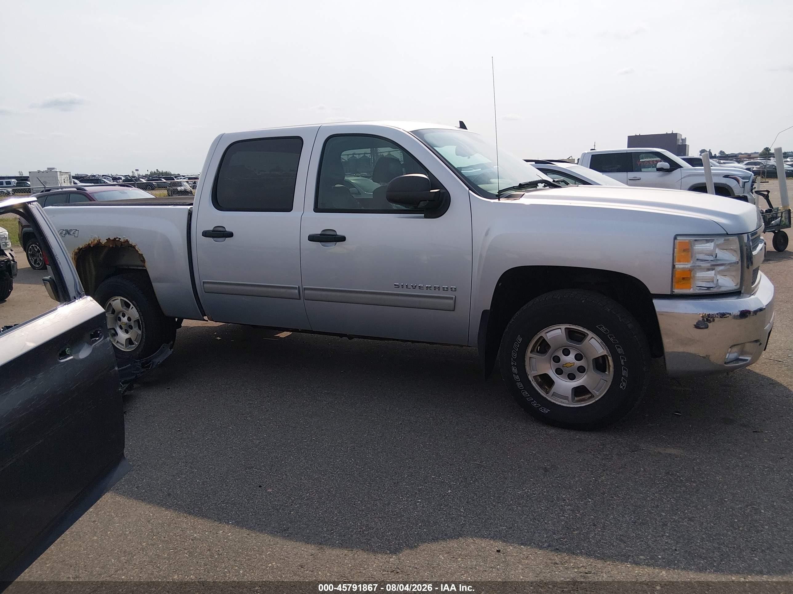 2012 Chevrolet Silverado 1500 Lt Silver vin: 1GCPKSE71CF141154