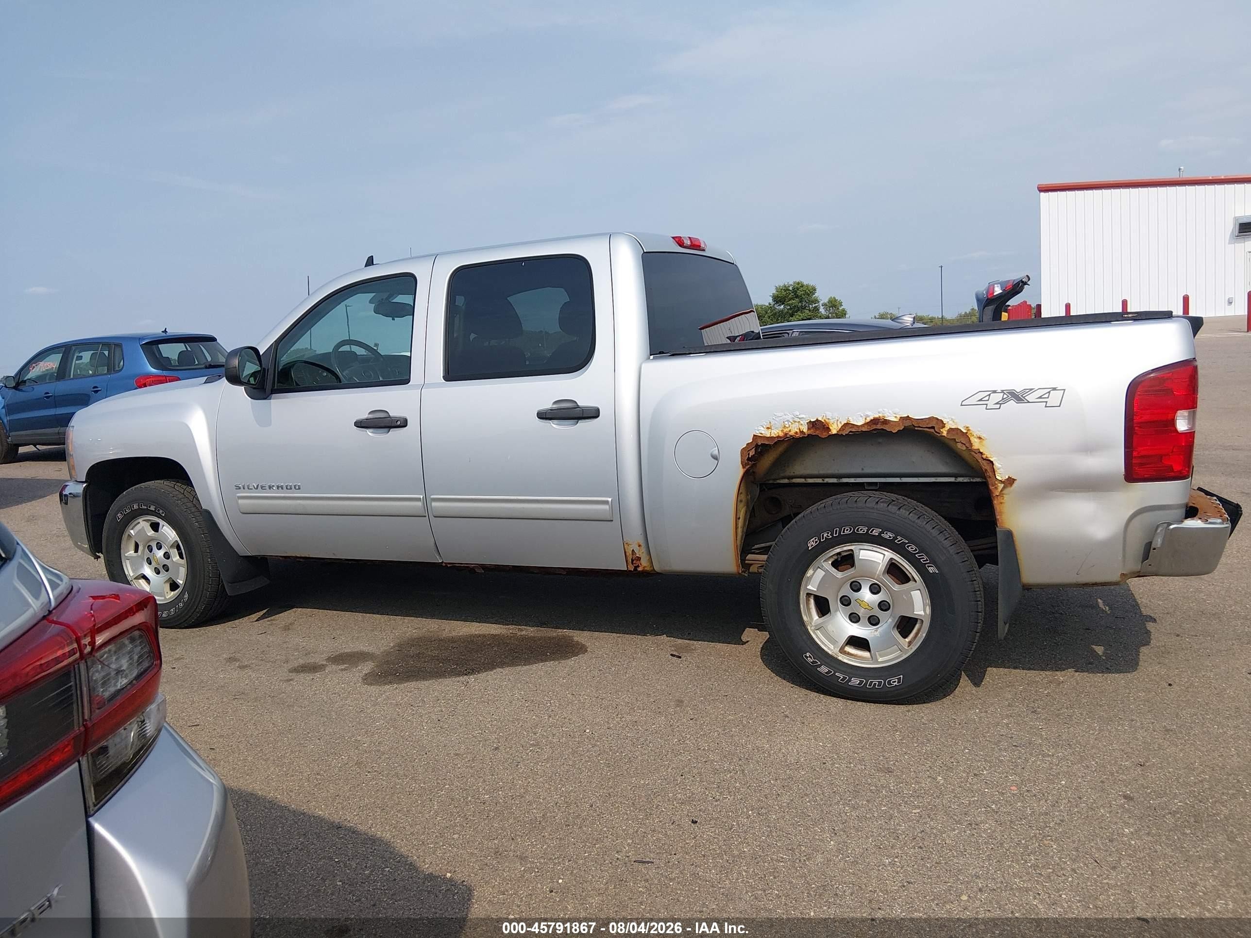 2012 Chevrolet Silverado 1500 Lt Silver vin: 1GCPKSE71CF141154