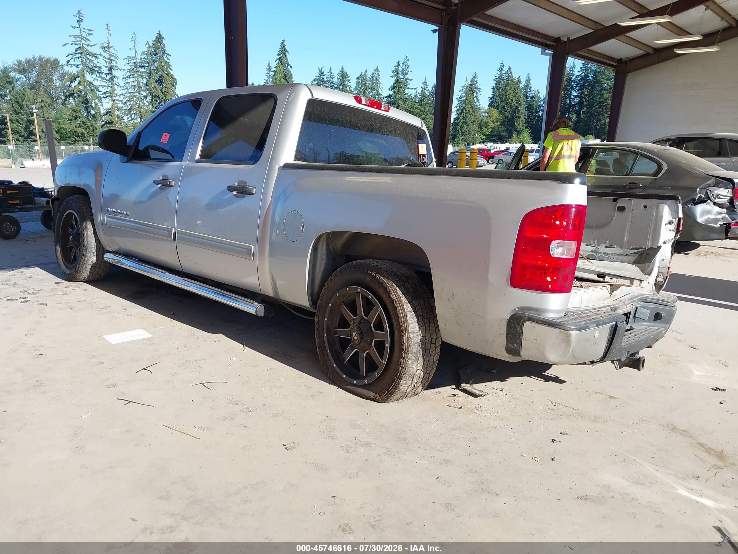 2012 Chevrolet Silverado 1500 Lt Silver vin: 1GCPKSE71CF151666