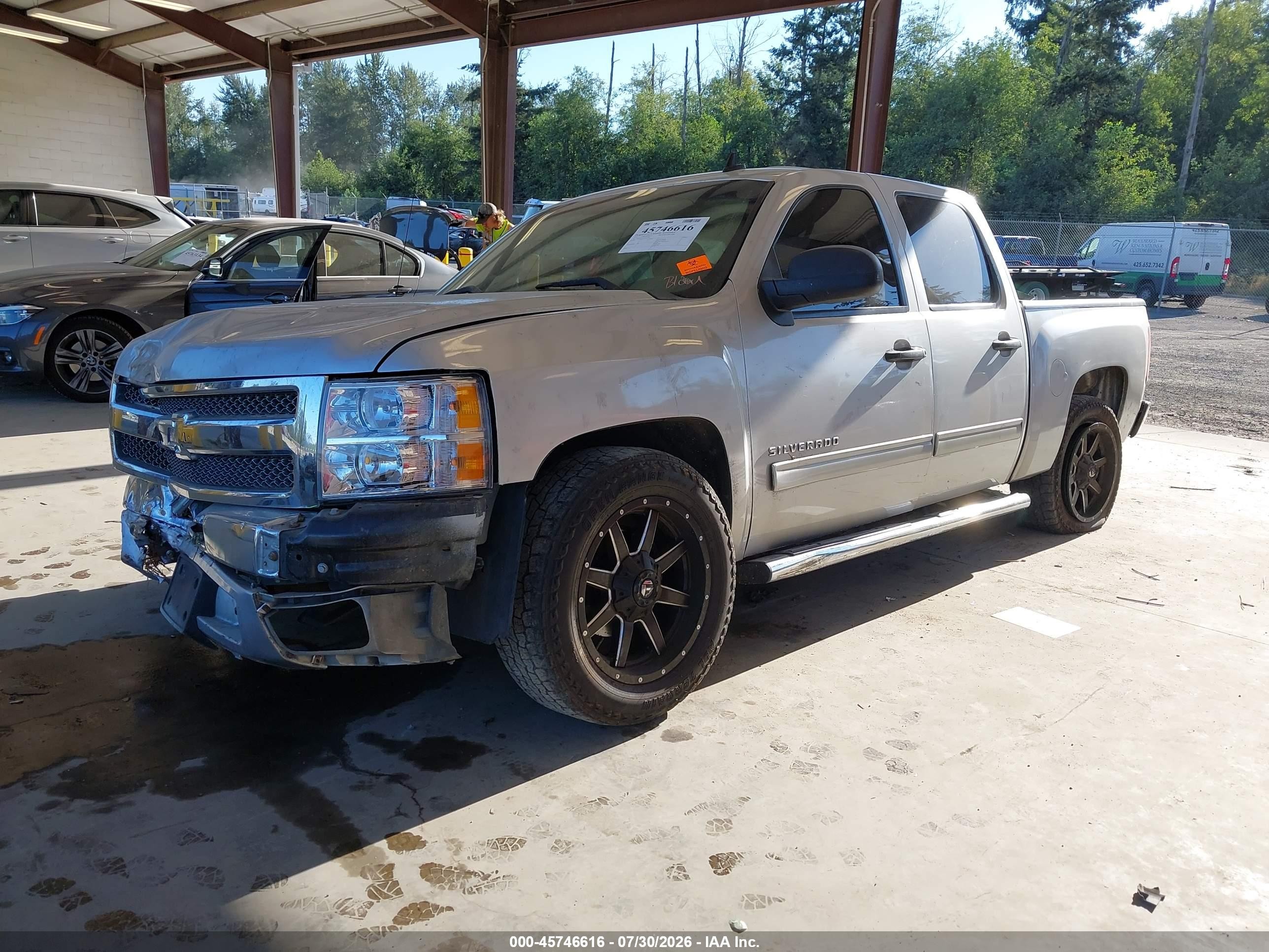 2012 Chevrolet Silverado 1500 Lt Silver vin: 1GCPKSE71CF151666