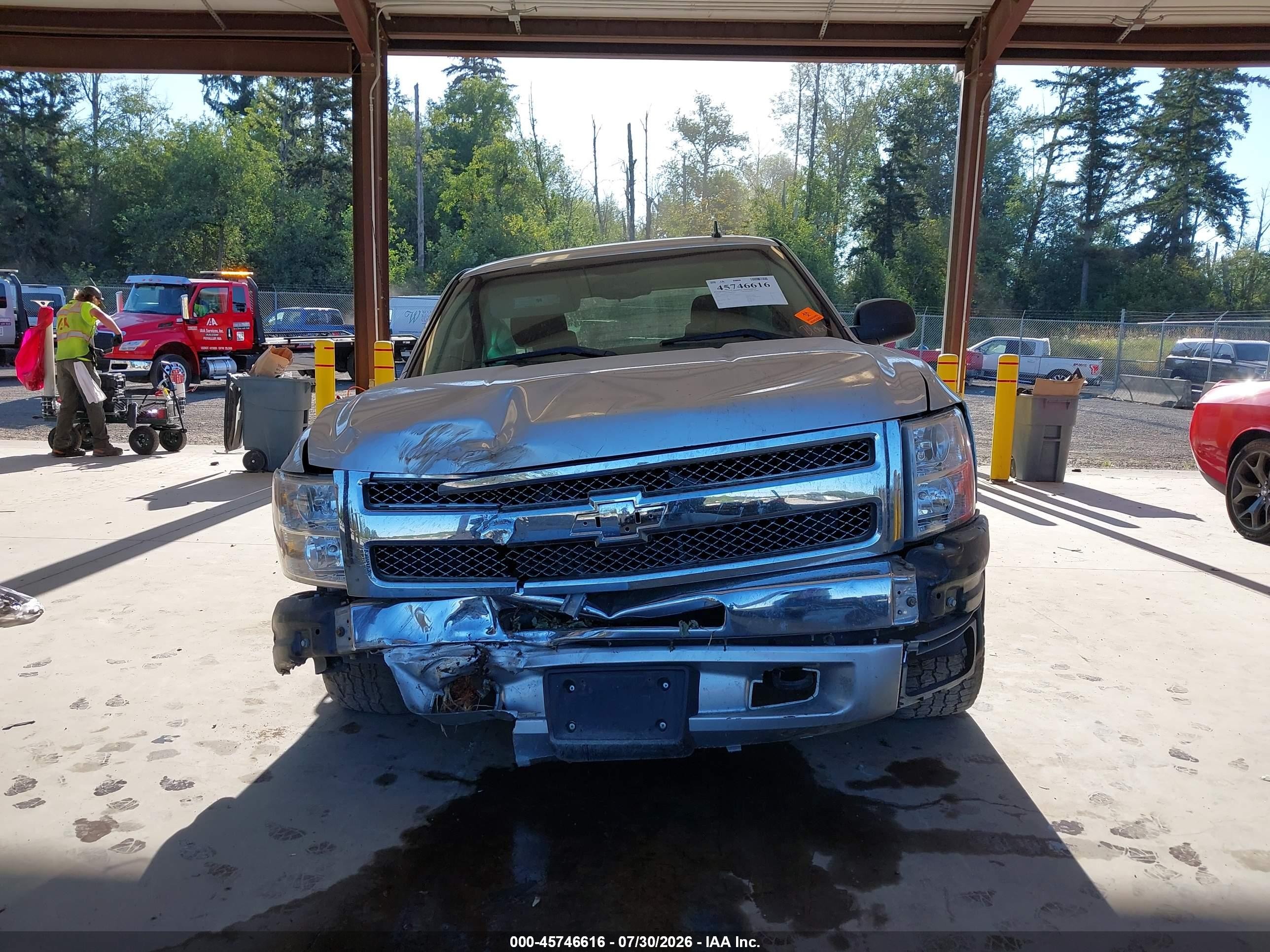 2012 Chevrolet Silverado 1500 Lt Silver vin: 1GCPKSE71CF151666