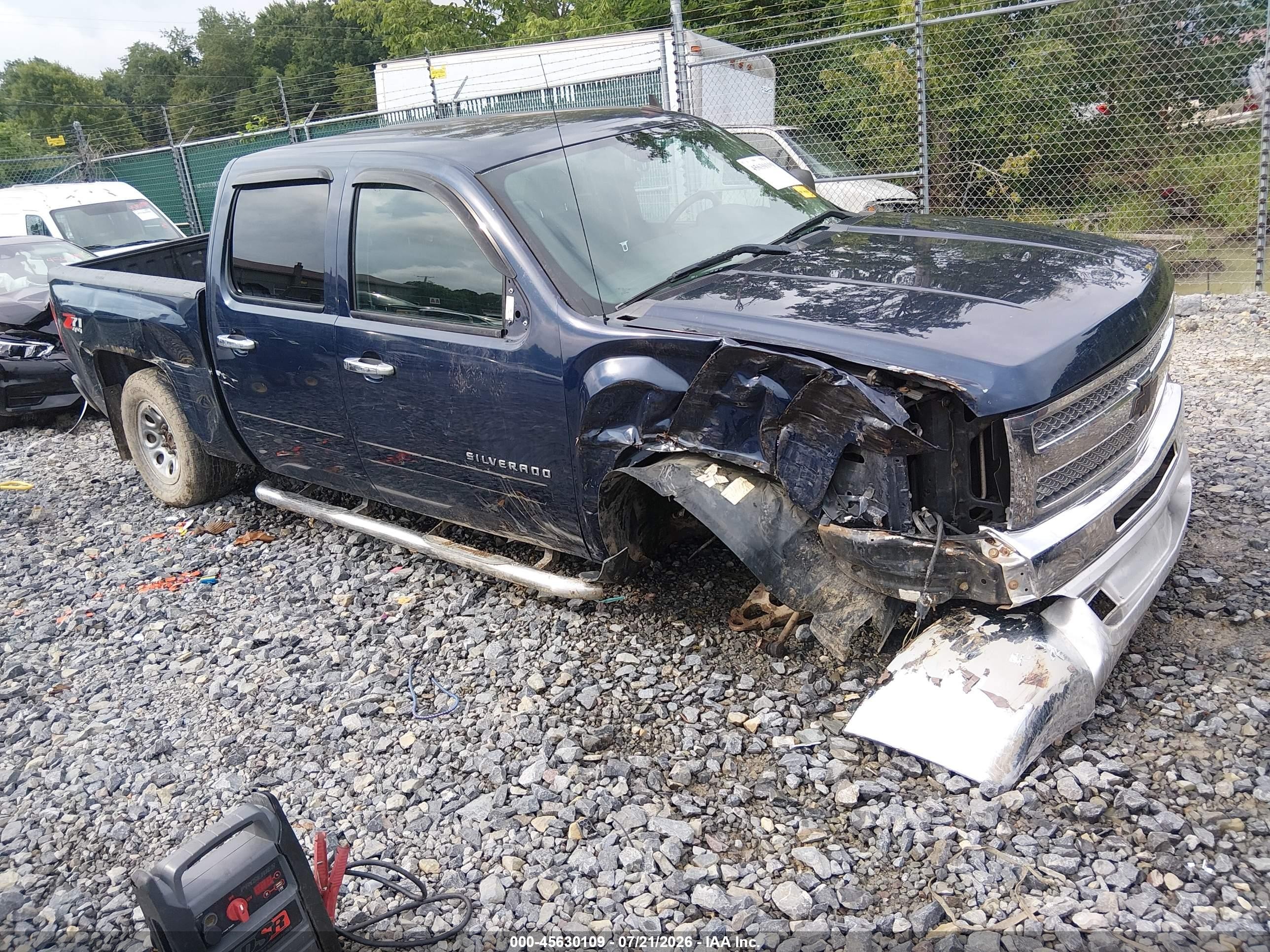 2012 Chevrolet Silverado 1500 Lt Blue vin: 1GCPKSE72CF191237