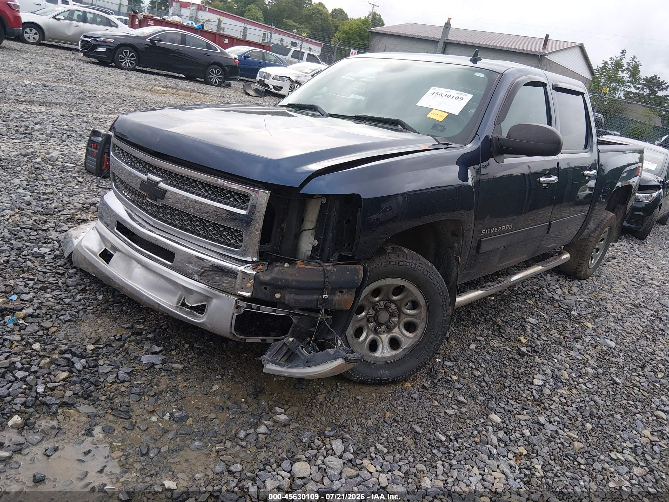 2012 Chevrolet Silverado 1500 Lt Blue vin: 1GCPKSE72CF191237