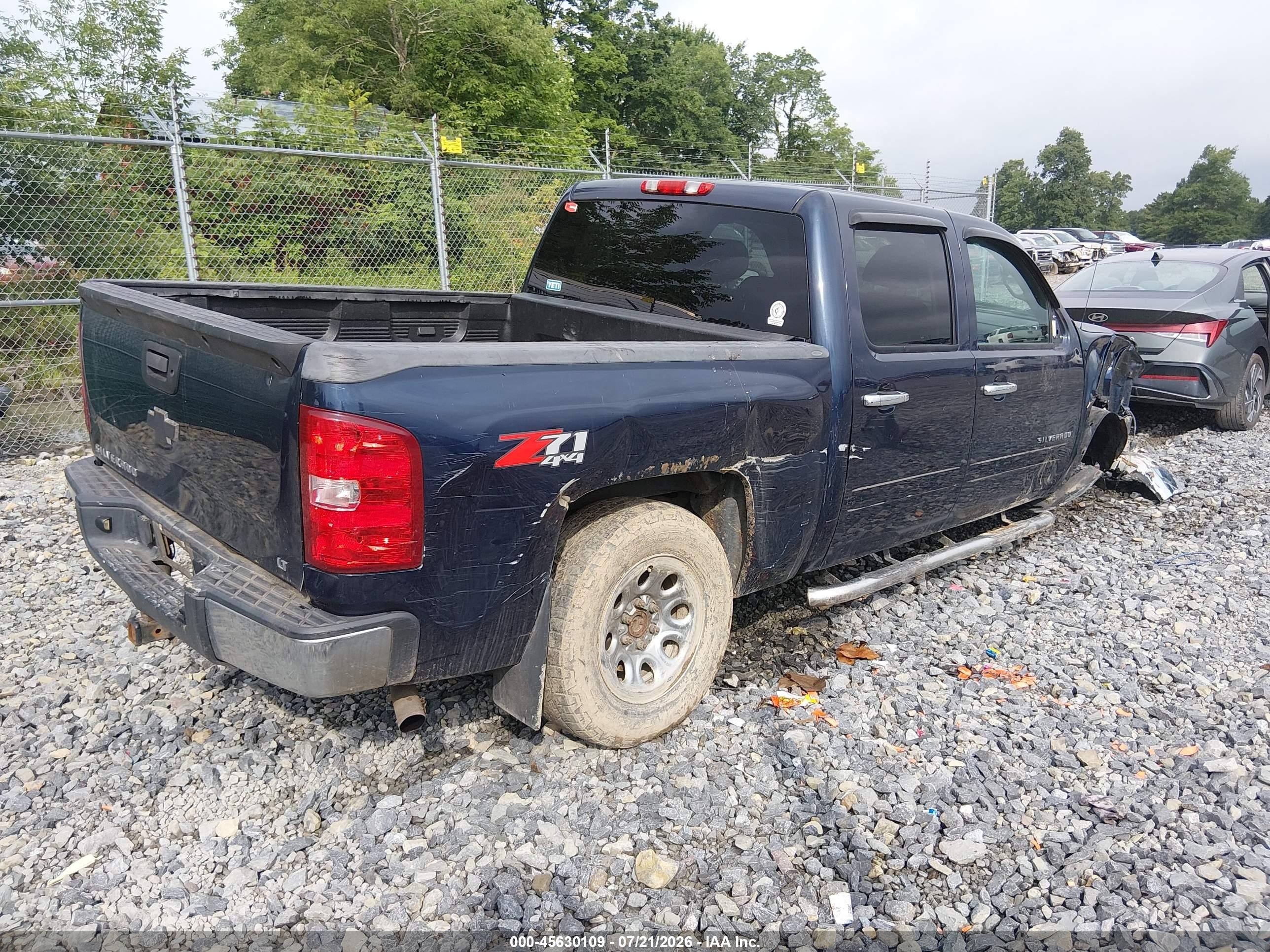 2012 Chevrolet Silverado 1500 Lt Blue vin: 1GCPKSE72CF191237