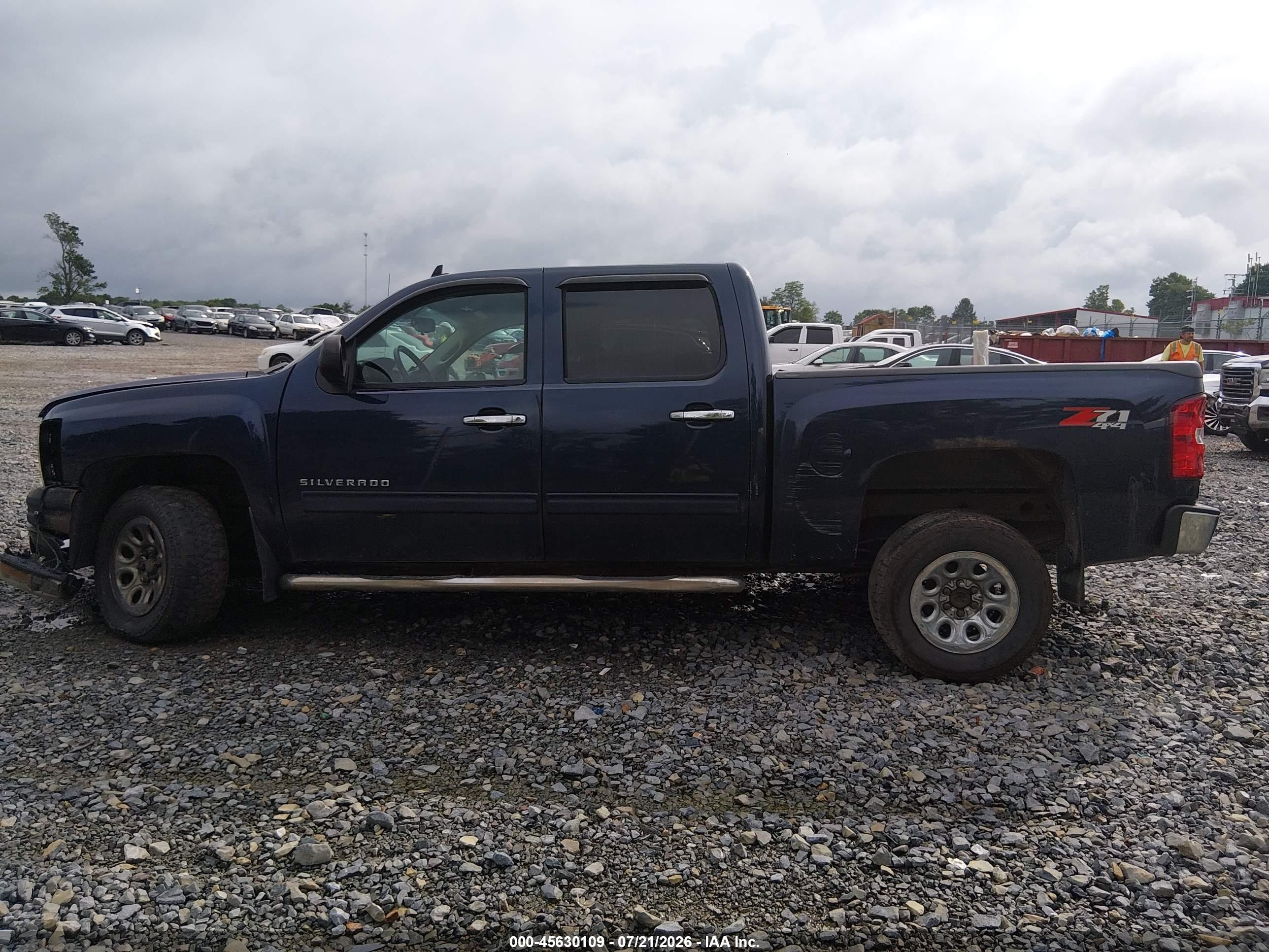 2012 Chevrolet Silverado 1500 Lt Blue vin: 1GCPKSE72CF191237