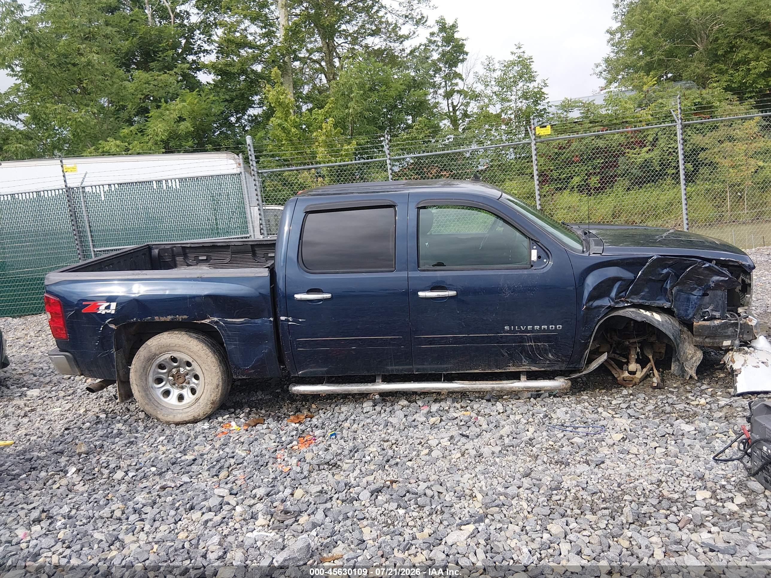2012 Chevrolet Silverado 1500 Lt Blue vin: 1GCPKSE72CF191237