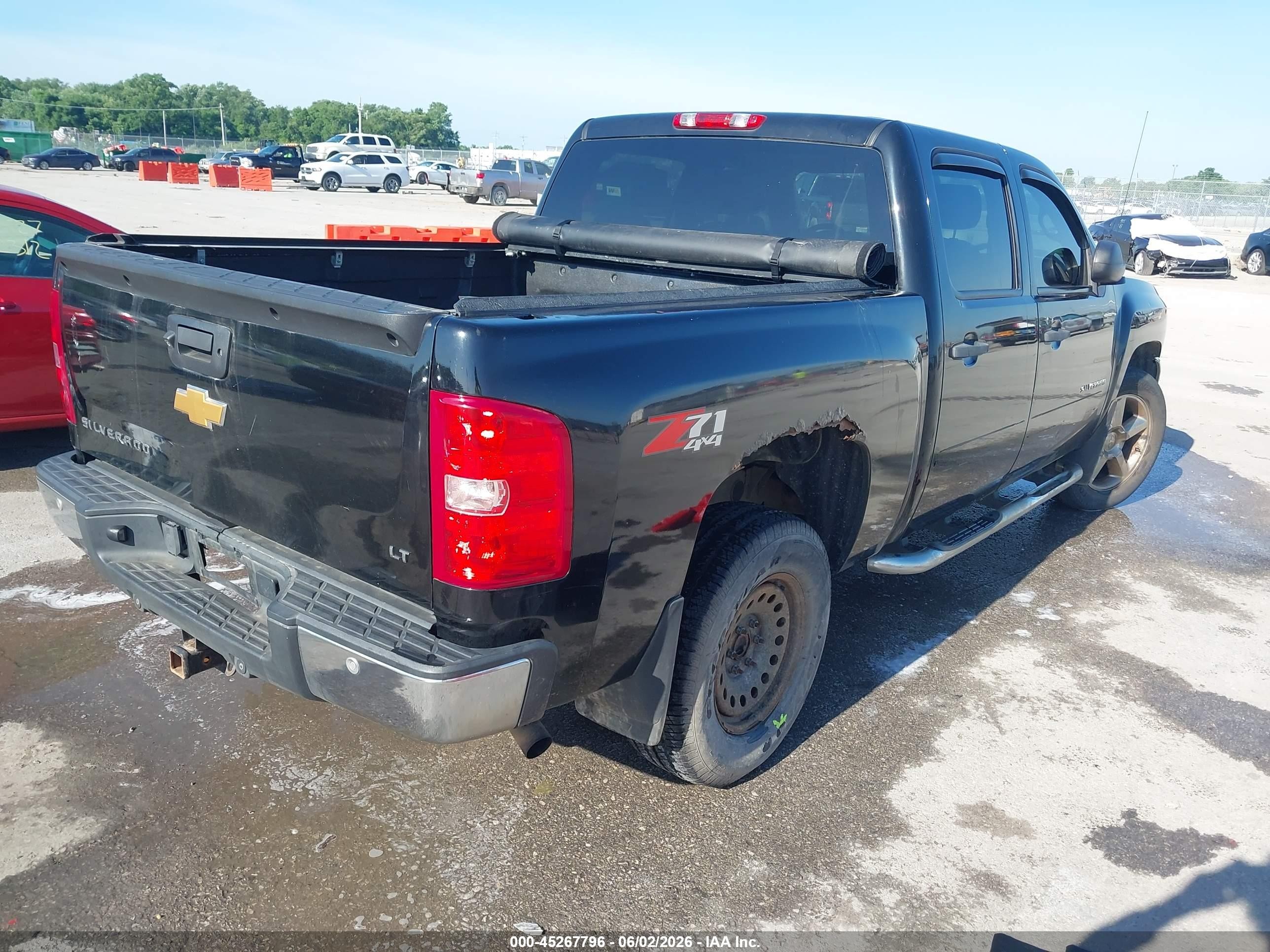 2012 Chevrolet Silverado 1500 Lt Black vin: 1GCPKSE73CF184006