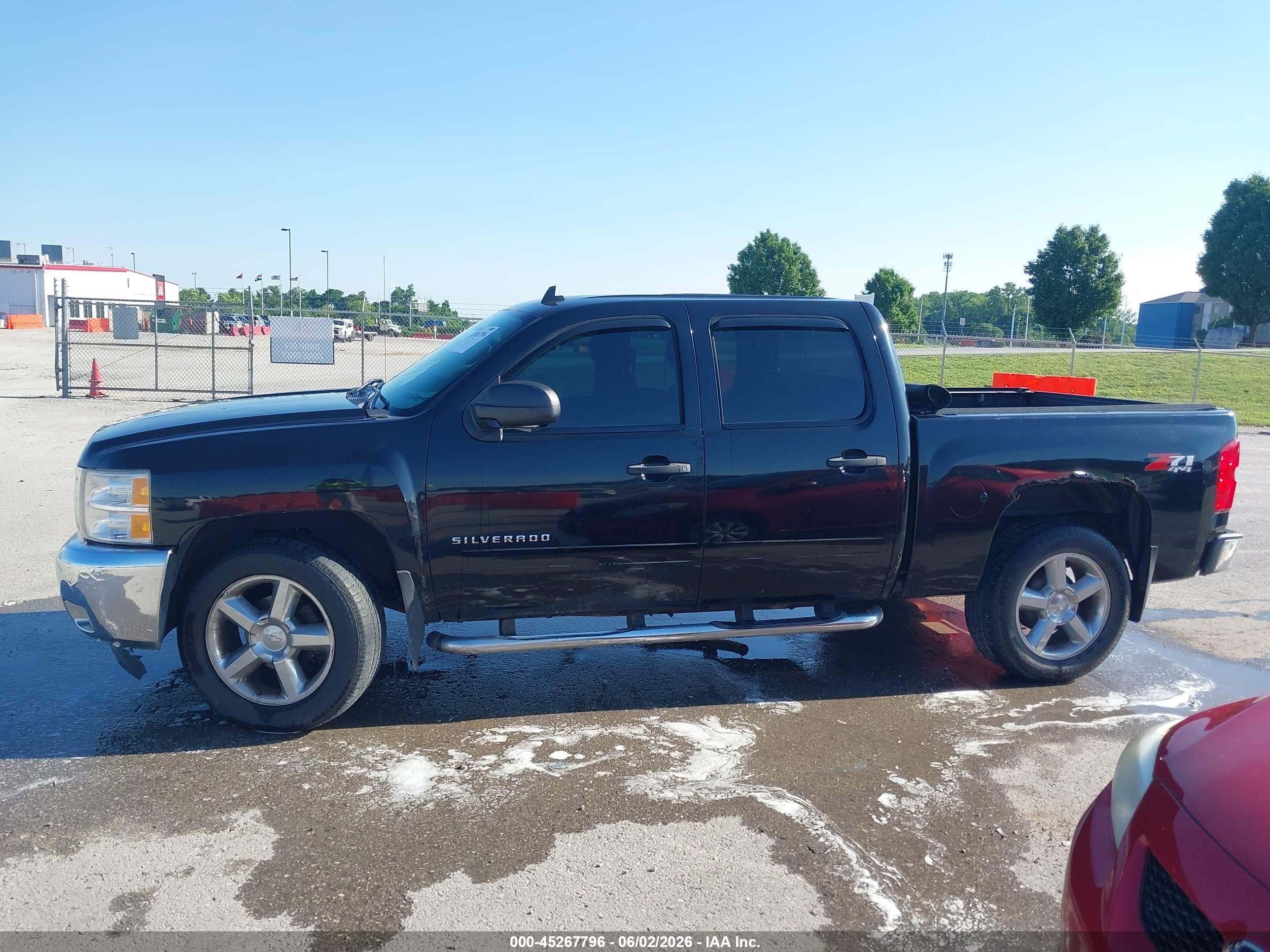 2012 Chevrolet Silverado 1500 Lt Black vin: 1GCPKSE73CF184006