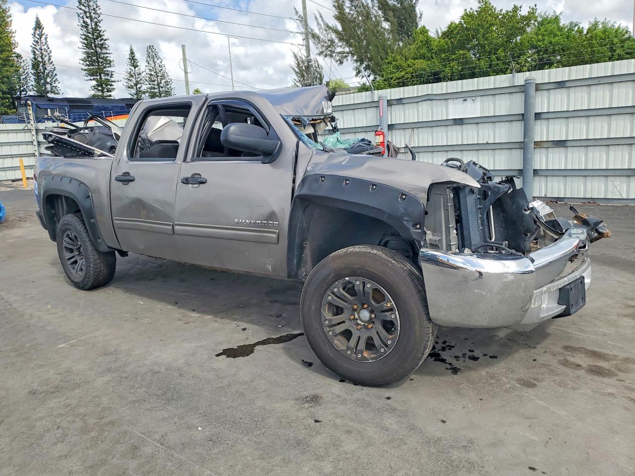 2012 Chevrolet Silverado K1500 Lt Silver vin: 1GCPKSE73CF231731