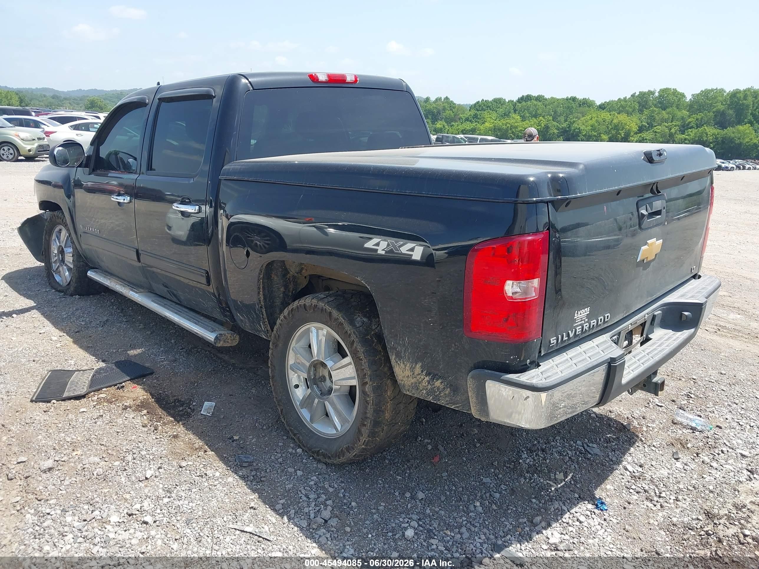 2012 Chevrolet Silverado 1500 Lt Black vin: 1GCPKSE73CF238808