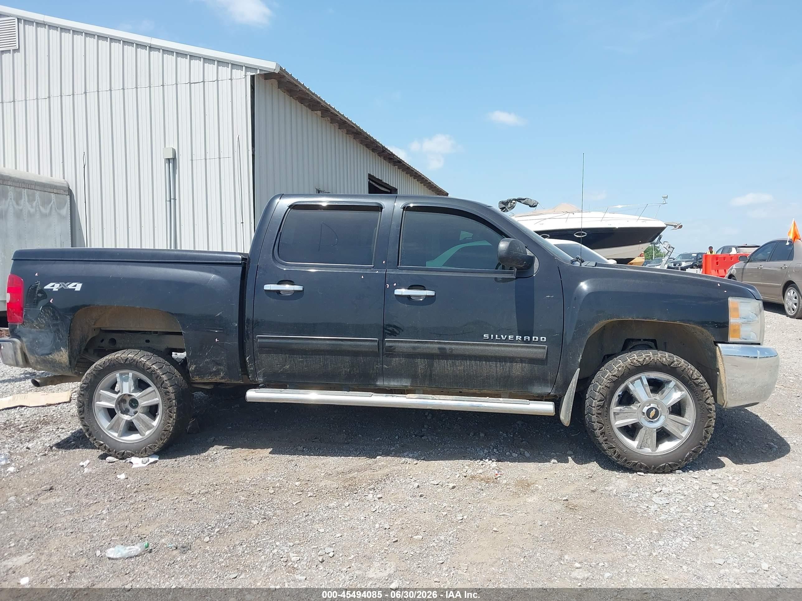 2012 Chevrolet Silverado 1500 Lt Black vin: 1GCPKSE73CF238808