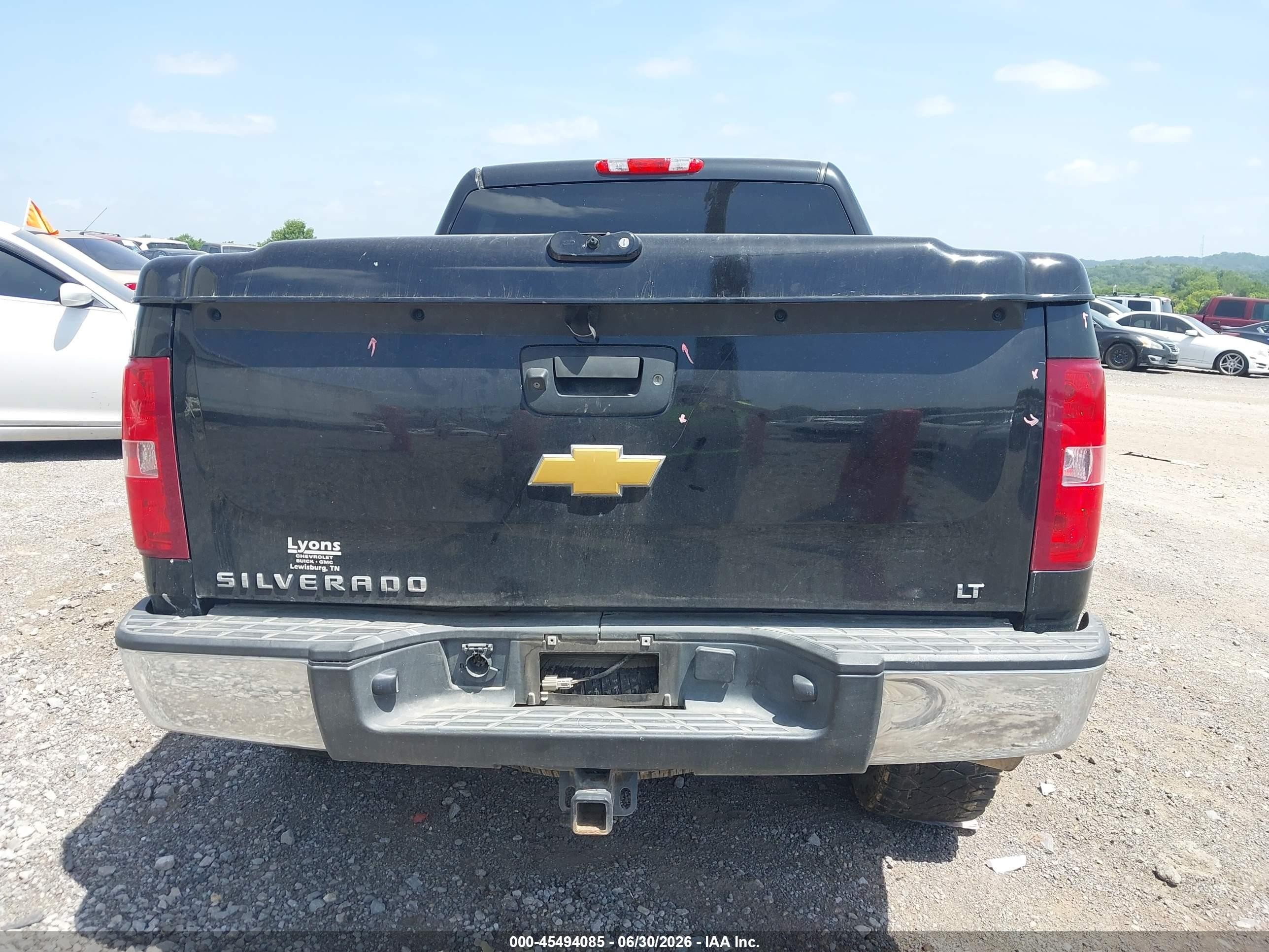 2012 Chevrolet Silverado 1500 Lt Black vin: 1GCPKSE73CF238808