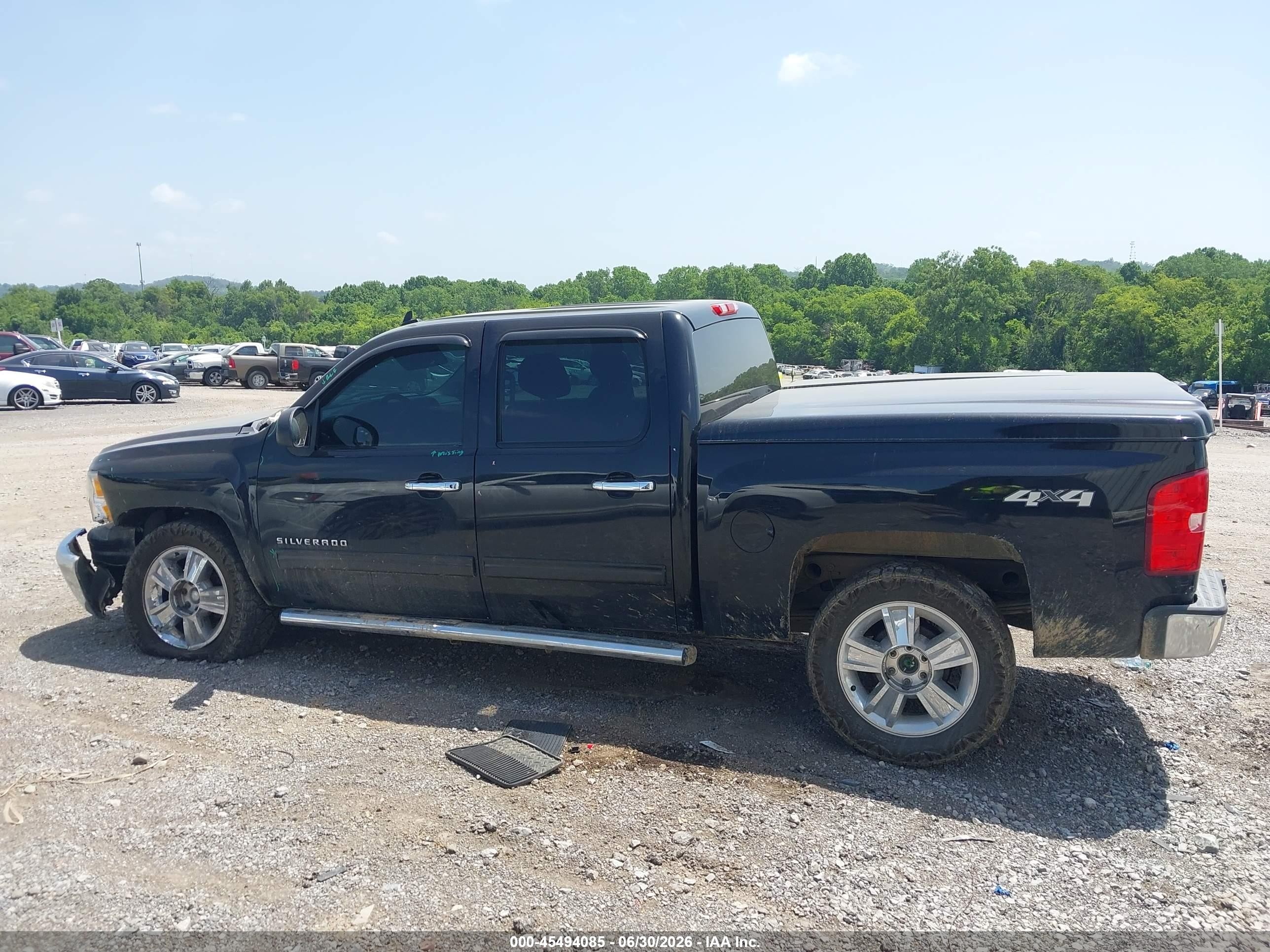 2012 Chevrolet Silverado 1500 Lt Black vin: 1GCPKSE73CF238808