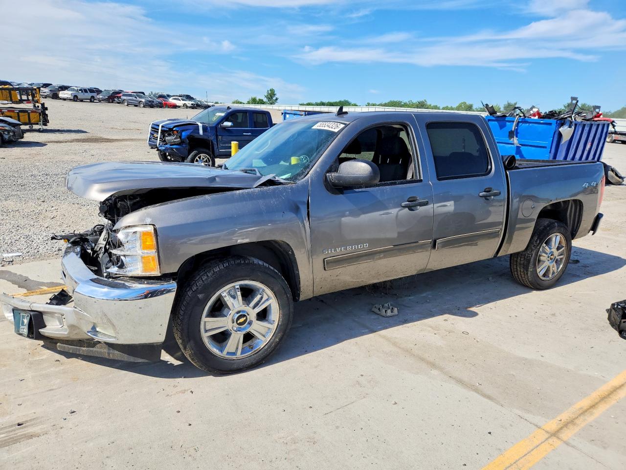 2012 Chevrolet Silverado K1500 Lt Silver vin: 1GCPKSE74CF181177