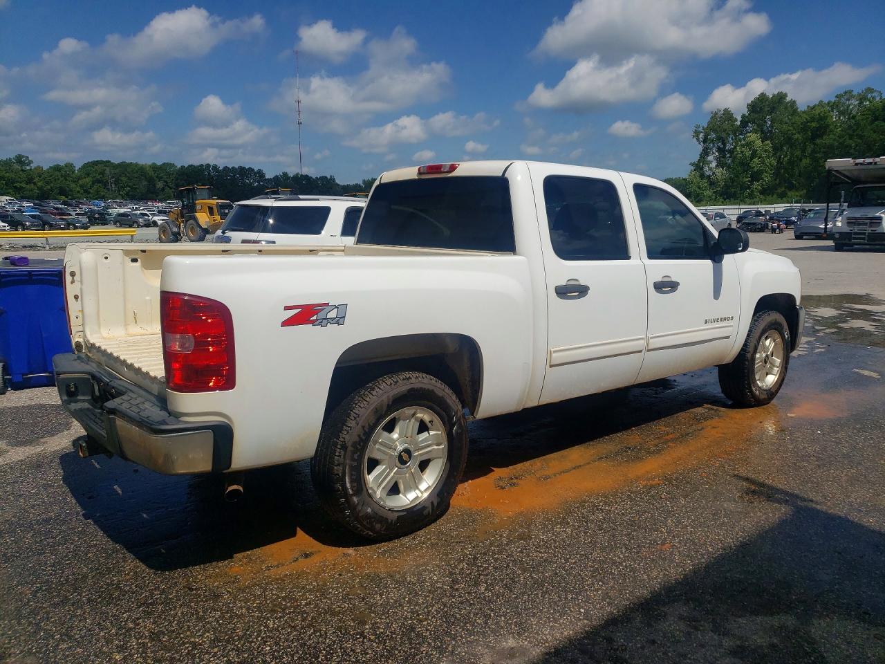 2012 Chevrolet Silverado K1500 Lt White vin: 1GCPKSE74CF186637
