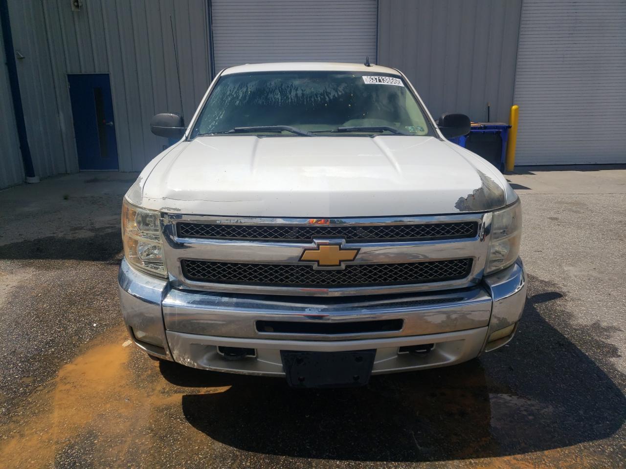 2012 Chevrolet Silverado K1500 Lt White vin: 1GCPKSE74CF186637 Damage: Hood, Dent(S) W/ Paint Dmg, > 12 Inches