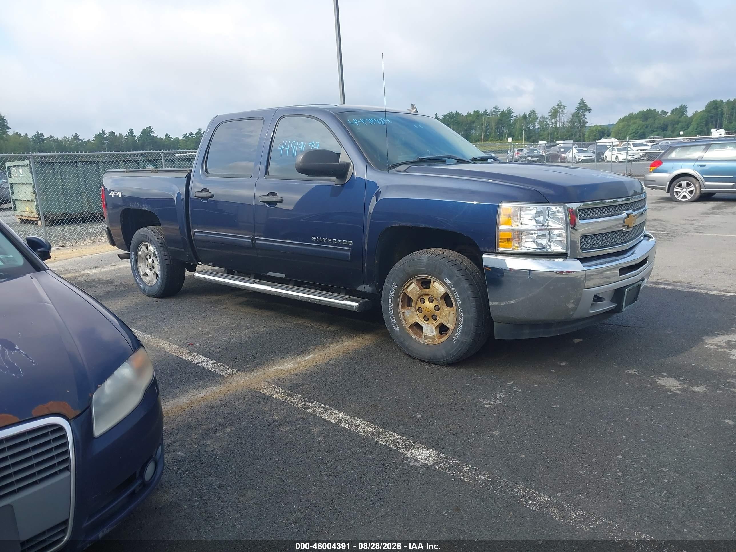 2012 Chevrolet Silverado 1500 Lt Blue vin: 1GCPKSE74CF193295