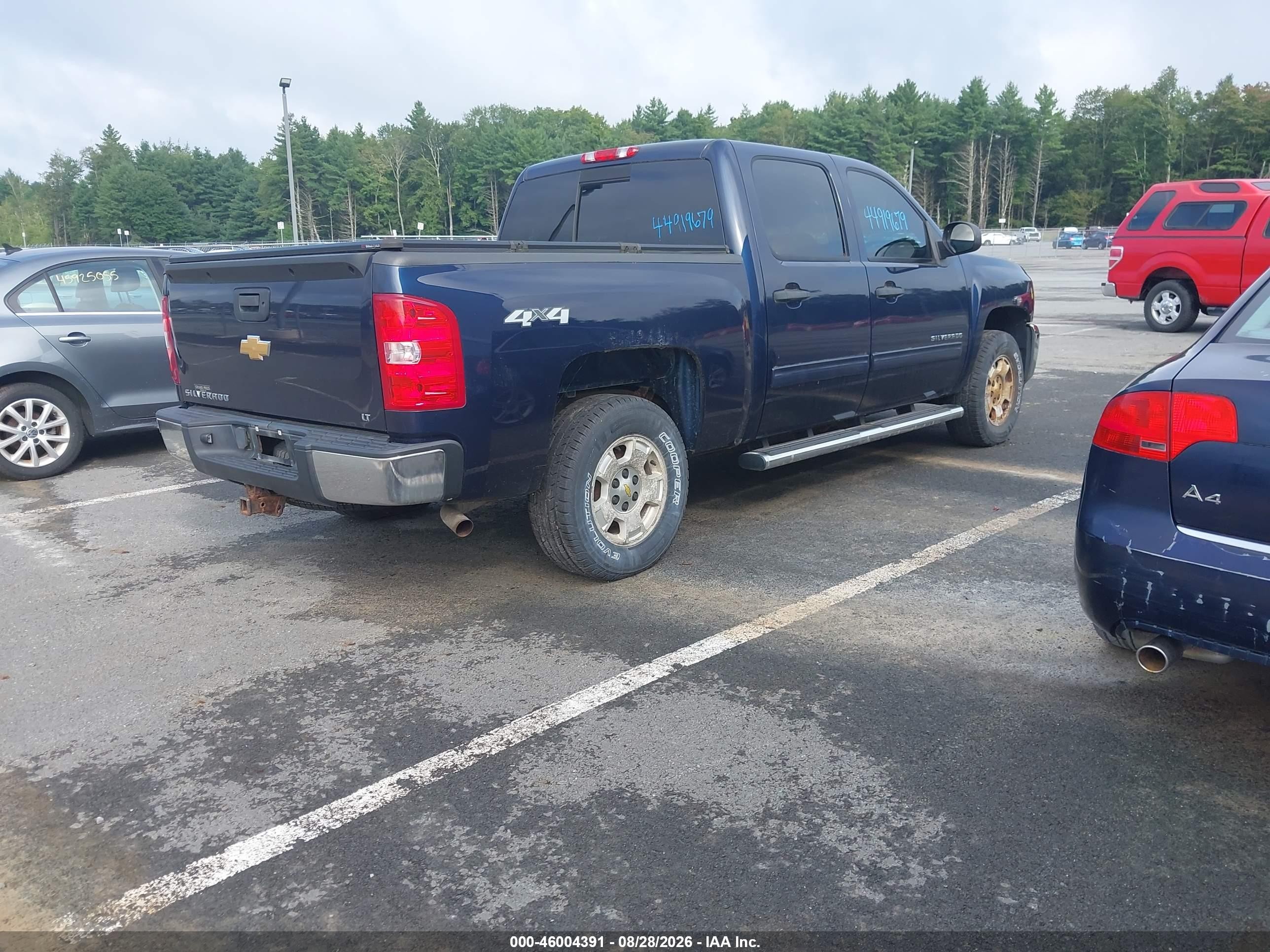2012 Chevrolet Silverado 1500 Lt Blue vin: 1GCPKSE74CF193295