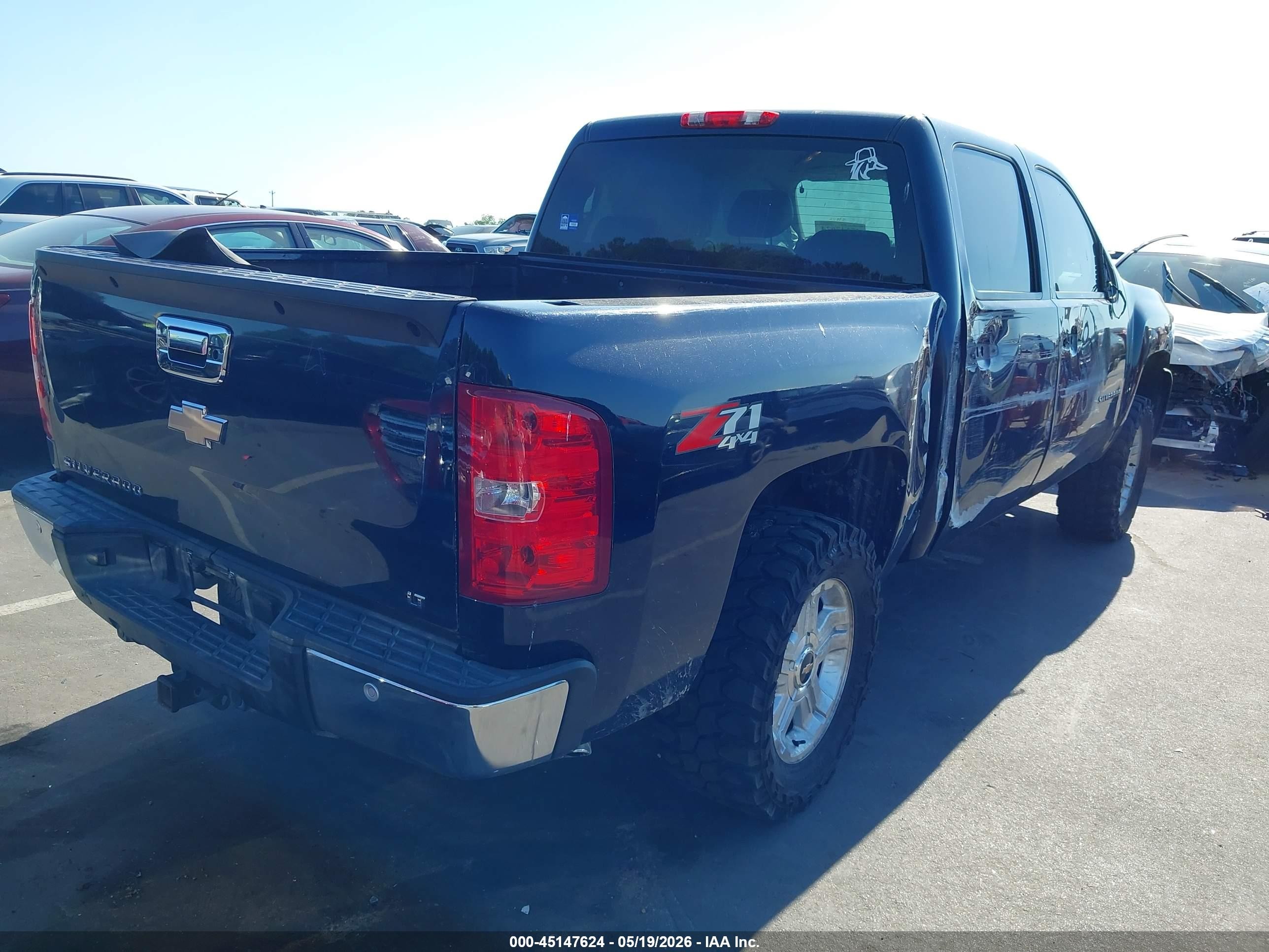 2012 Chevrolet Silverado 1500 Lt Dark Blue vin: 1GCPKSE74CF197797
