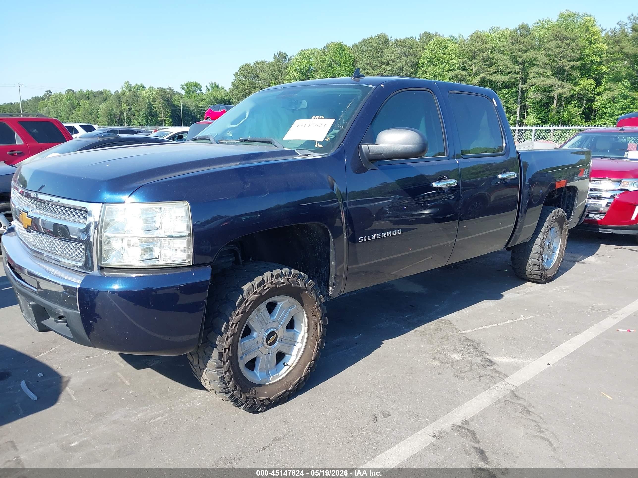 2012 Chevrolet Silverado 1500 Lt Dark Blue vin: 1GCPKSE74CF197797