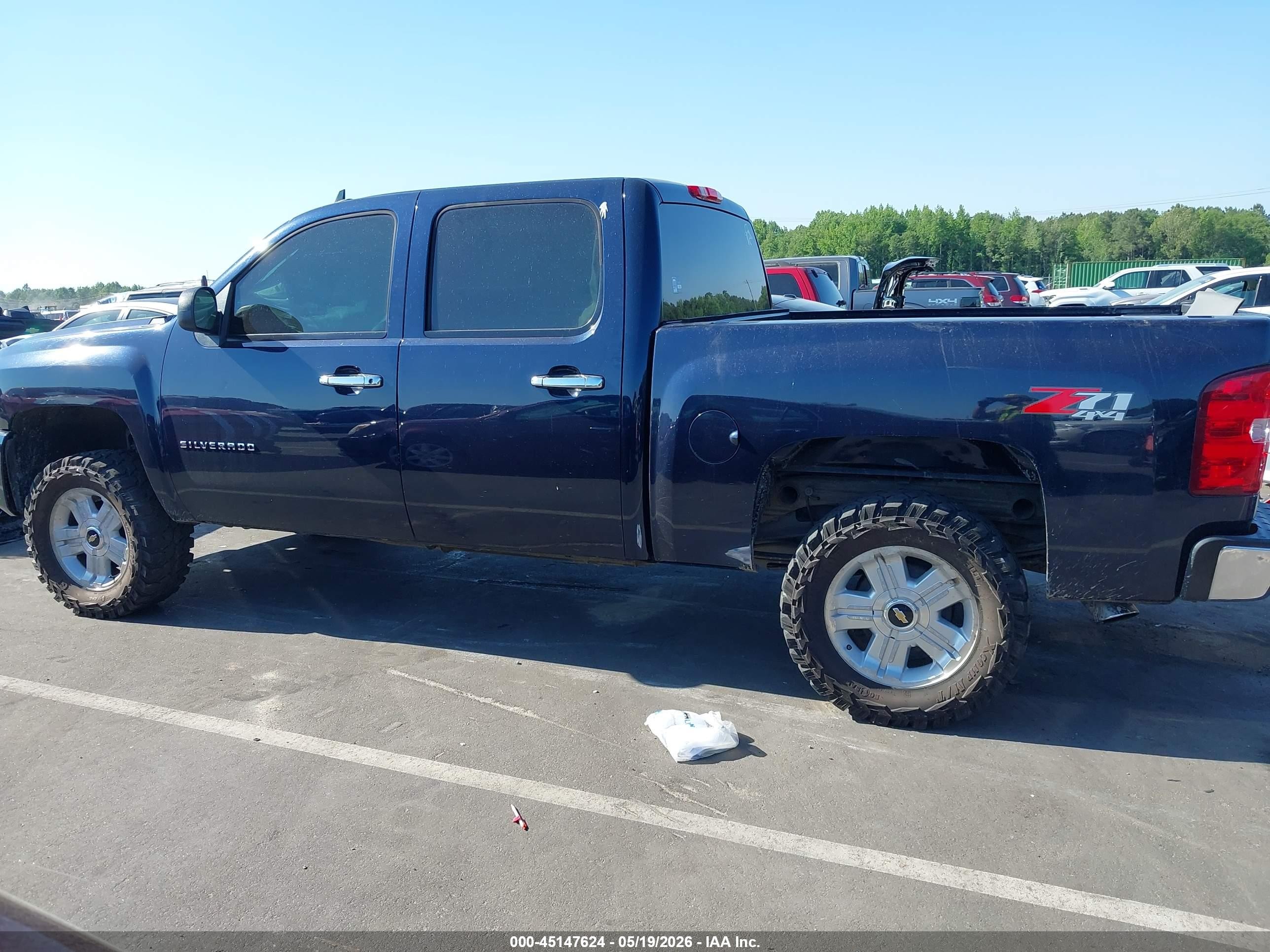 2012 Chevrolet Silverado 1500 Lt Dark Blue vin: 1GCPKSE74CF197797