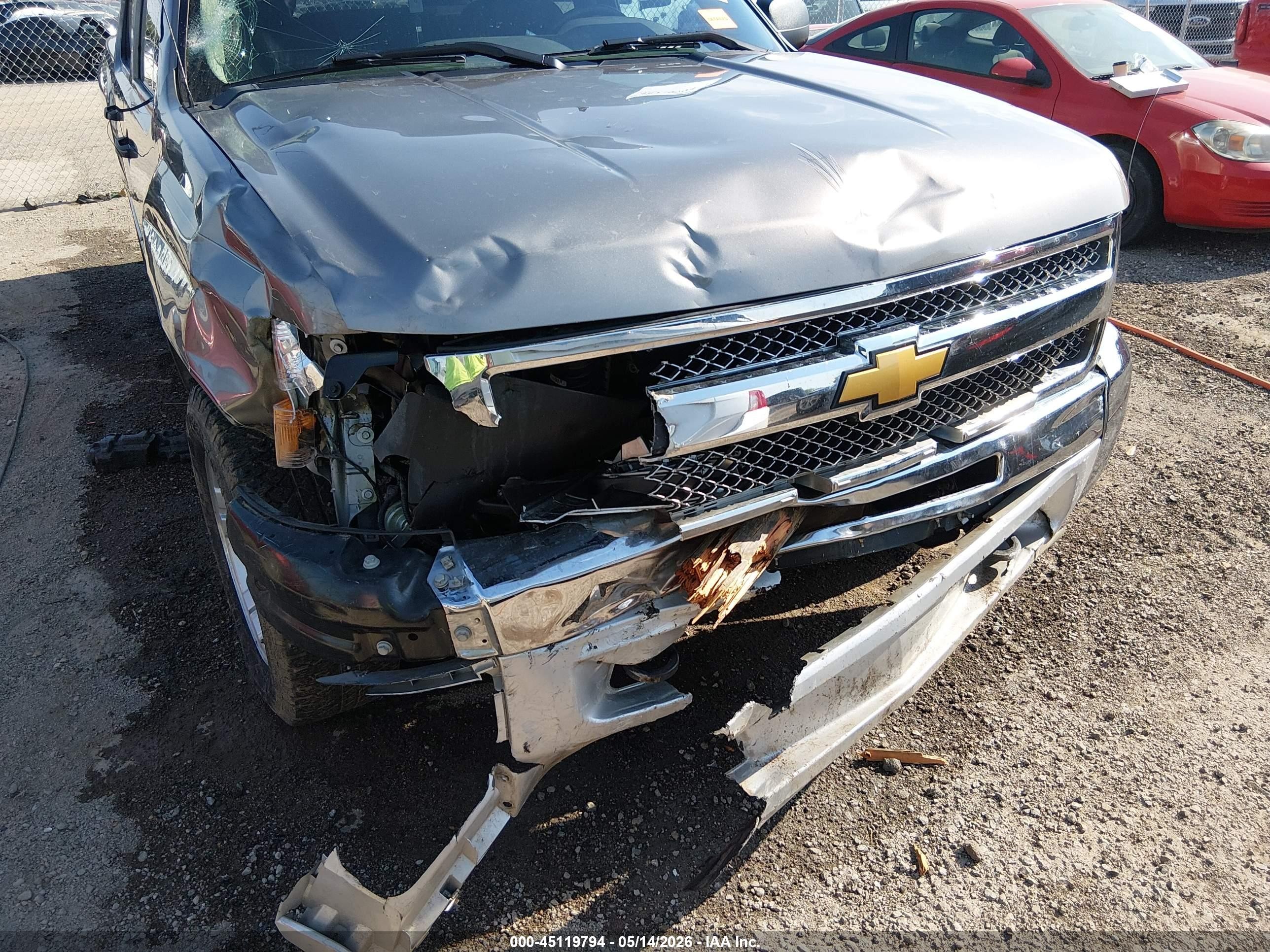 2012 Chevrolet Silverado 1500 Lt Gray vin: 1GCPKSE74CF233004