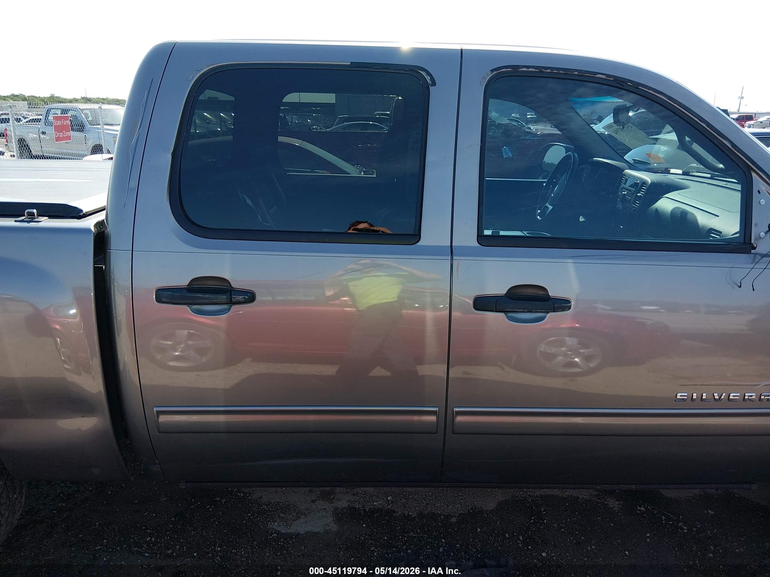 2012 Chevrolet Silverado 1500 Lt Gray vin: 1GCPKSE74CF233004
