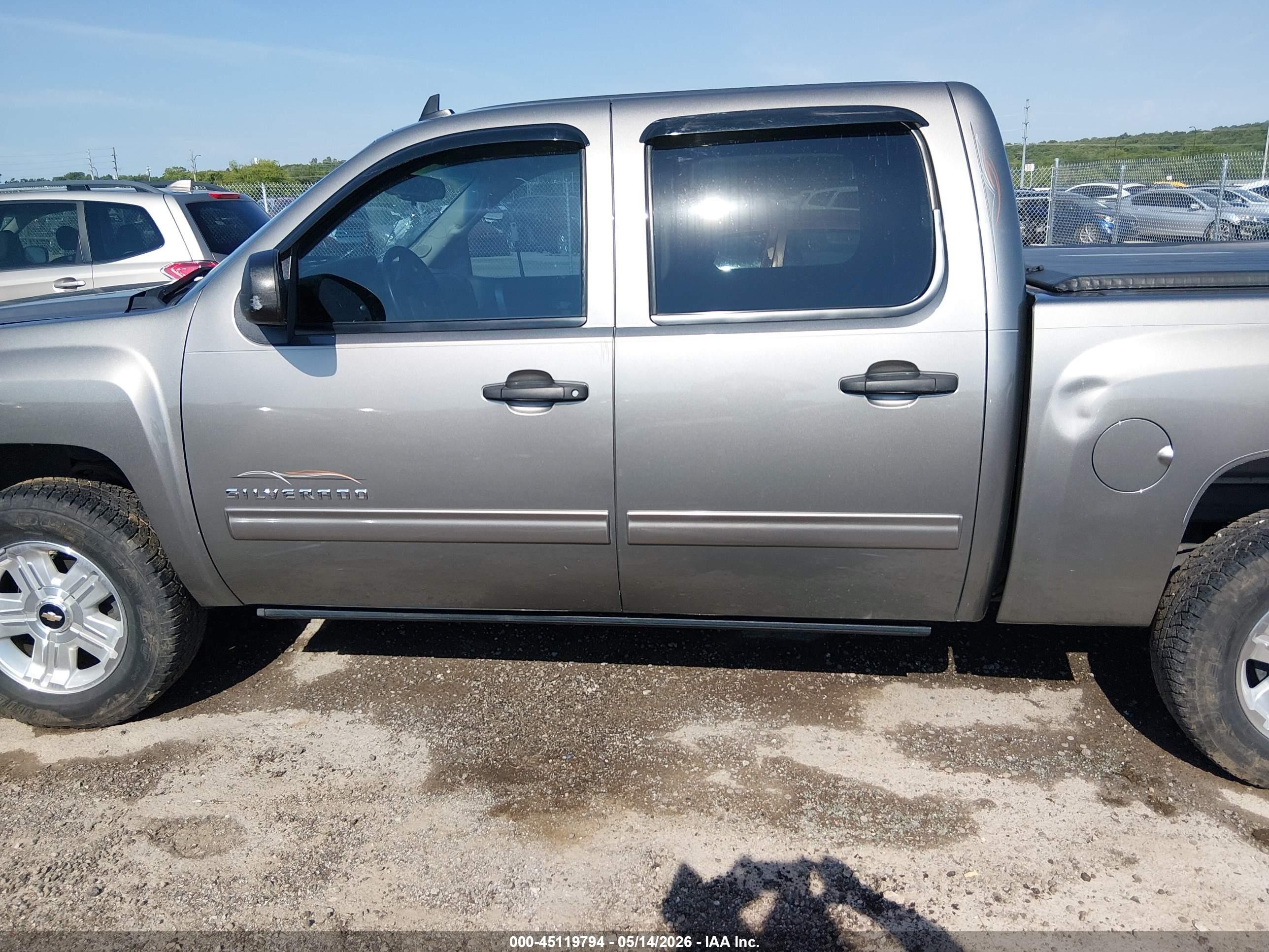 2012 Chevrolet Silverado 1500 Lt Gray vin: 1GCPKSE74CF233004