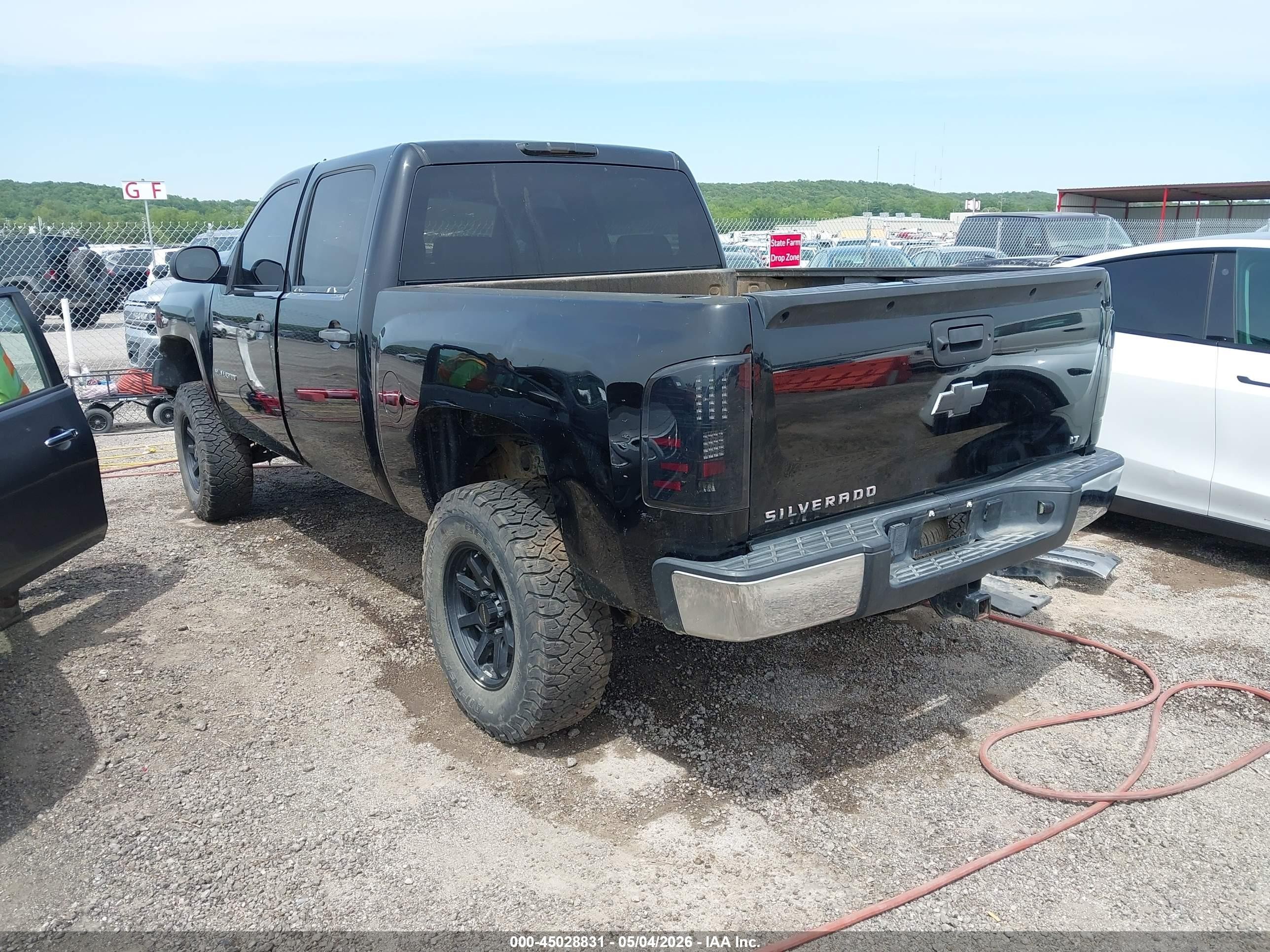 2012 Chevrolet Silverado 1500 Lt Black vin: 1GCPKSE75CF162637