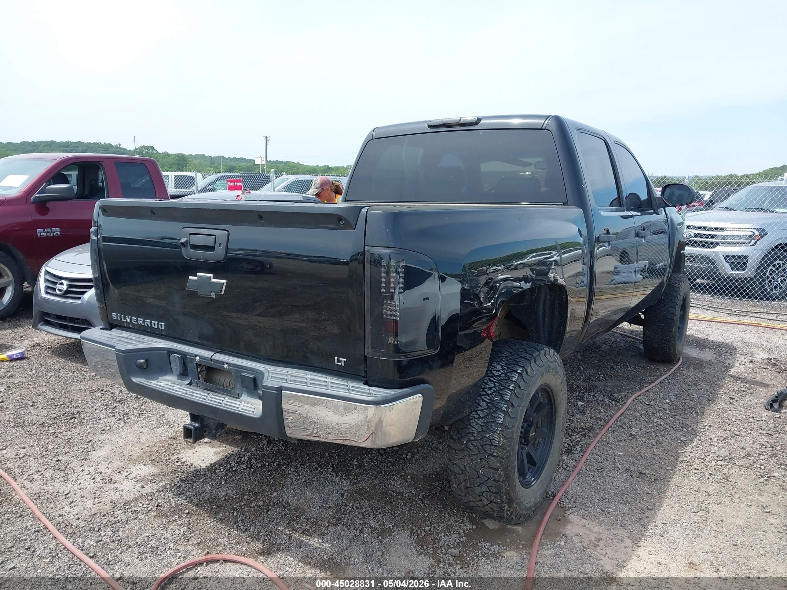 2012 Chevrolet Silverado 1500 Lt Black vin: 1GCPKSE75CF162637