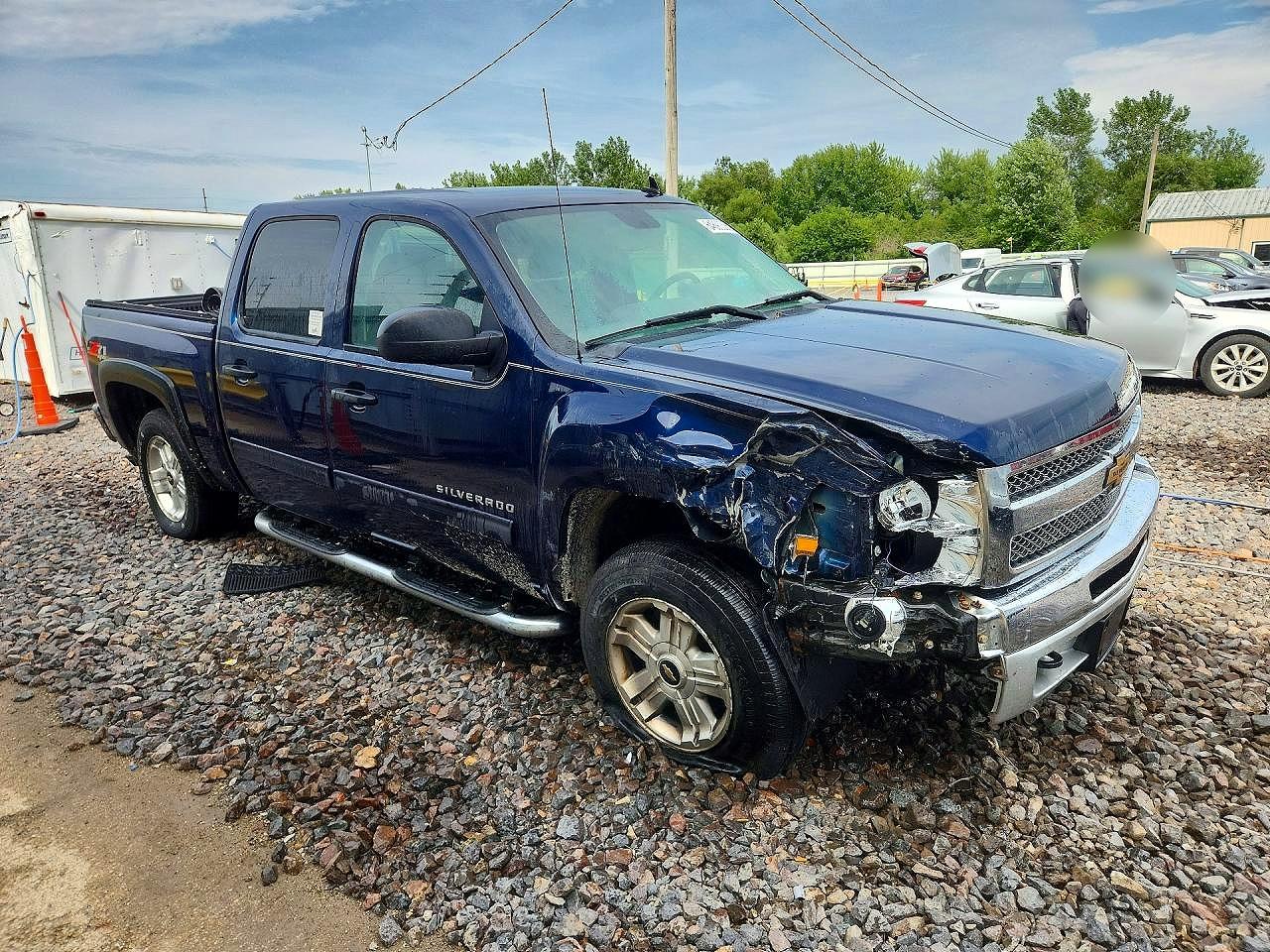 2012 Chevrolet Silverado K1500 Lt Blue vin: 1GCPKSE75CF168180