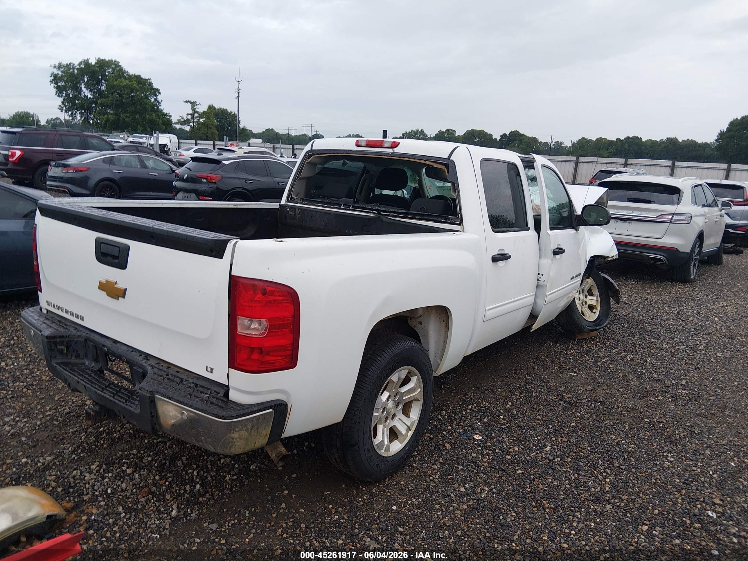 2012 Chevrolet Silverado 1500 Lt White vin: 1GCPKSE76CF134815