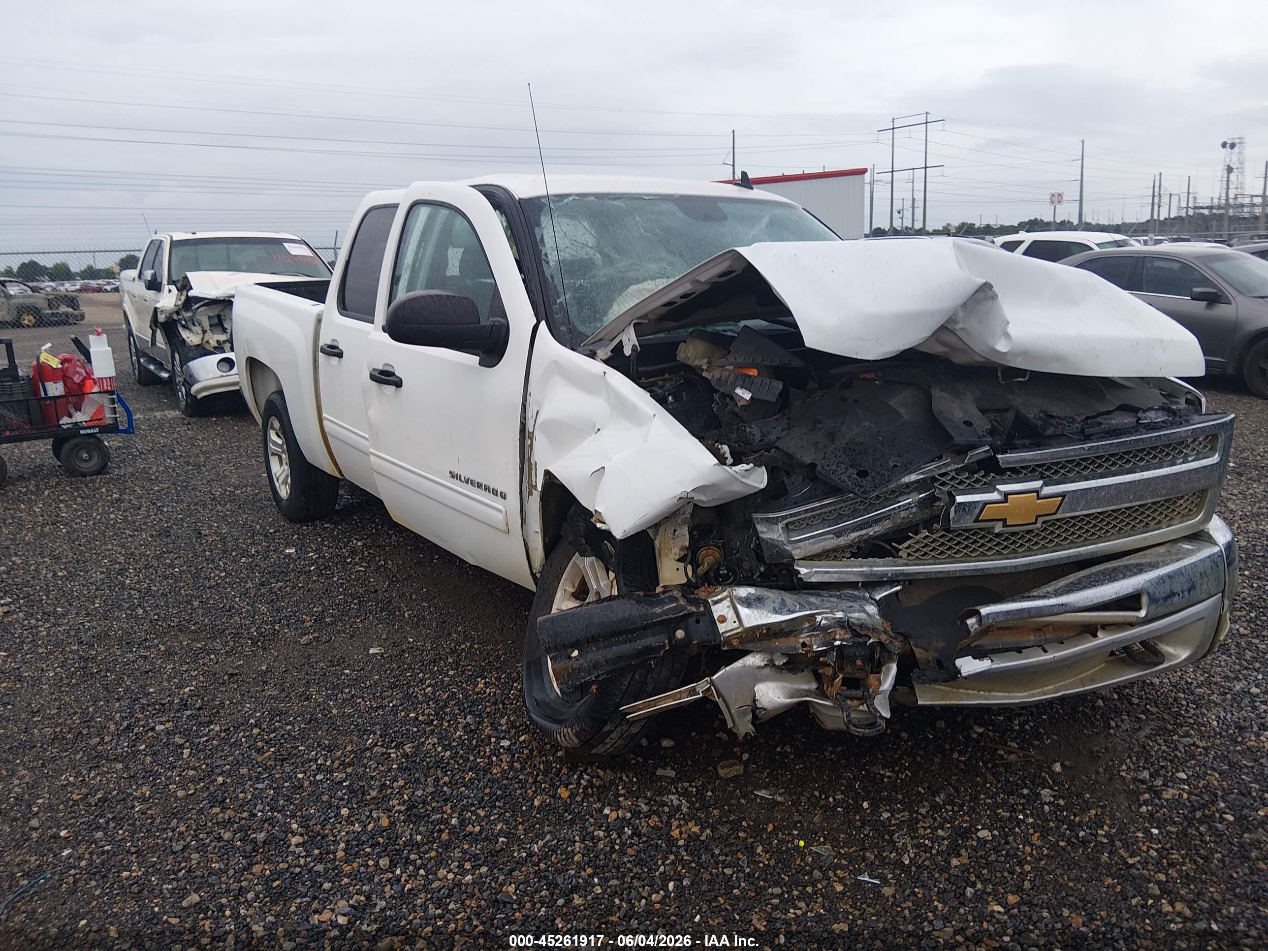 2012 Chevrolet Silverado 1500 Lt White vin: 1GCPKSE76CF134815