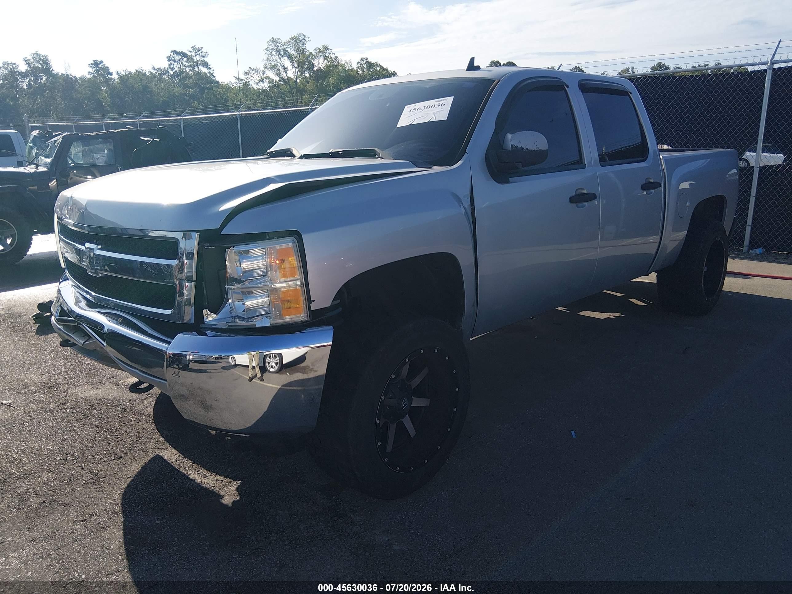 2012 Chevrolet Silverado 1500 Lt Silver vin: 1GCPKSE76CF197395