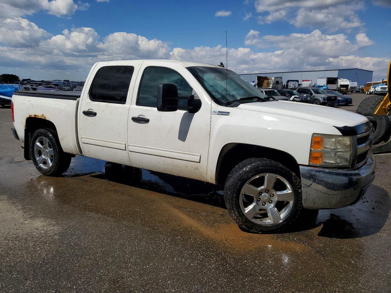 2012 Chevrolet Silverado K1500 Lt White vin: 1GCPKSE76CF233988