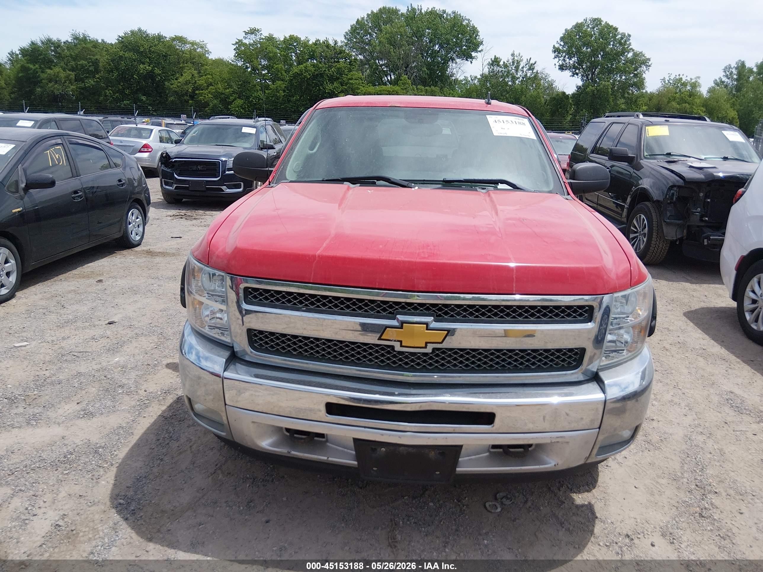 2012 Chevrolet Silverado 1500 Lt Red vin: 1GCPKSE77CF178063