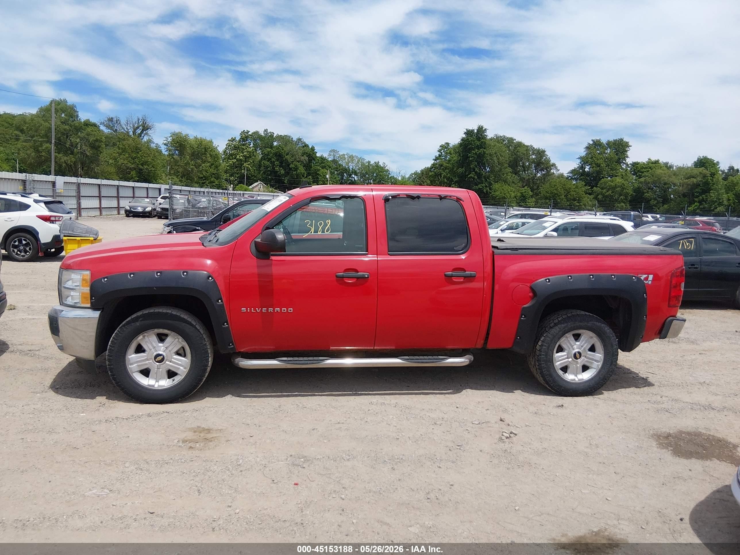 2012 Chevrolet Silverado 1500 Lt Red vin: 1GCPKSE77CF178063