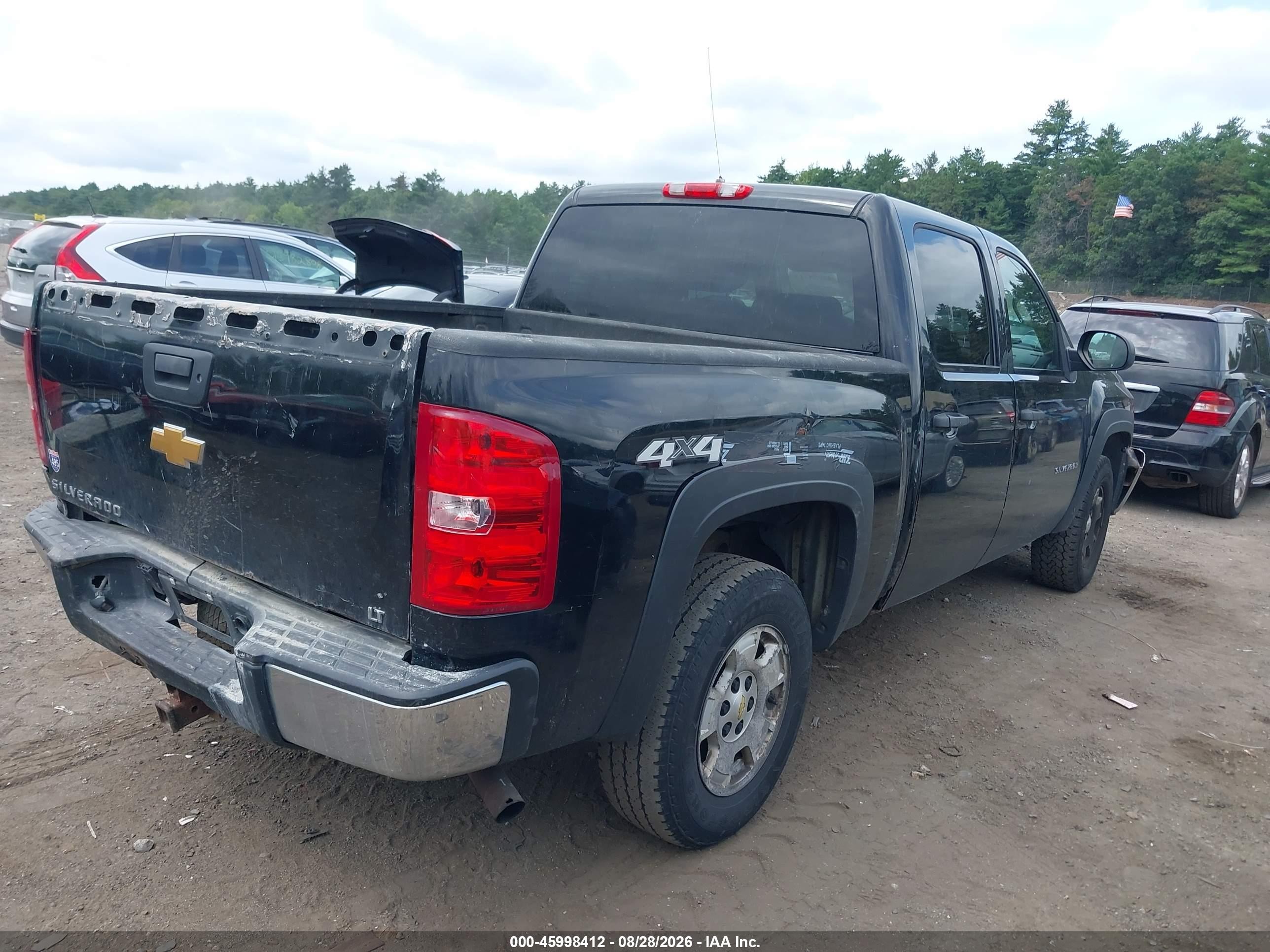 2012 Chevrolet Silverado 1500 Lt Black vin: 1GCPKSE77CF211479