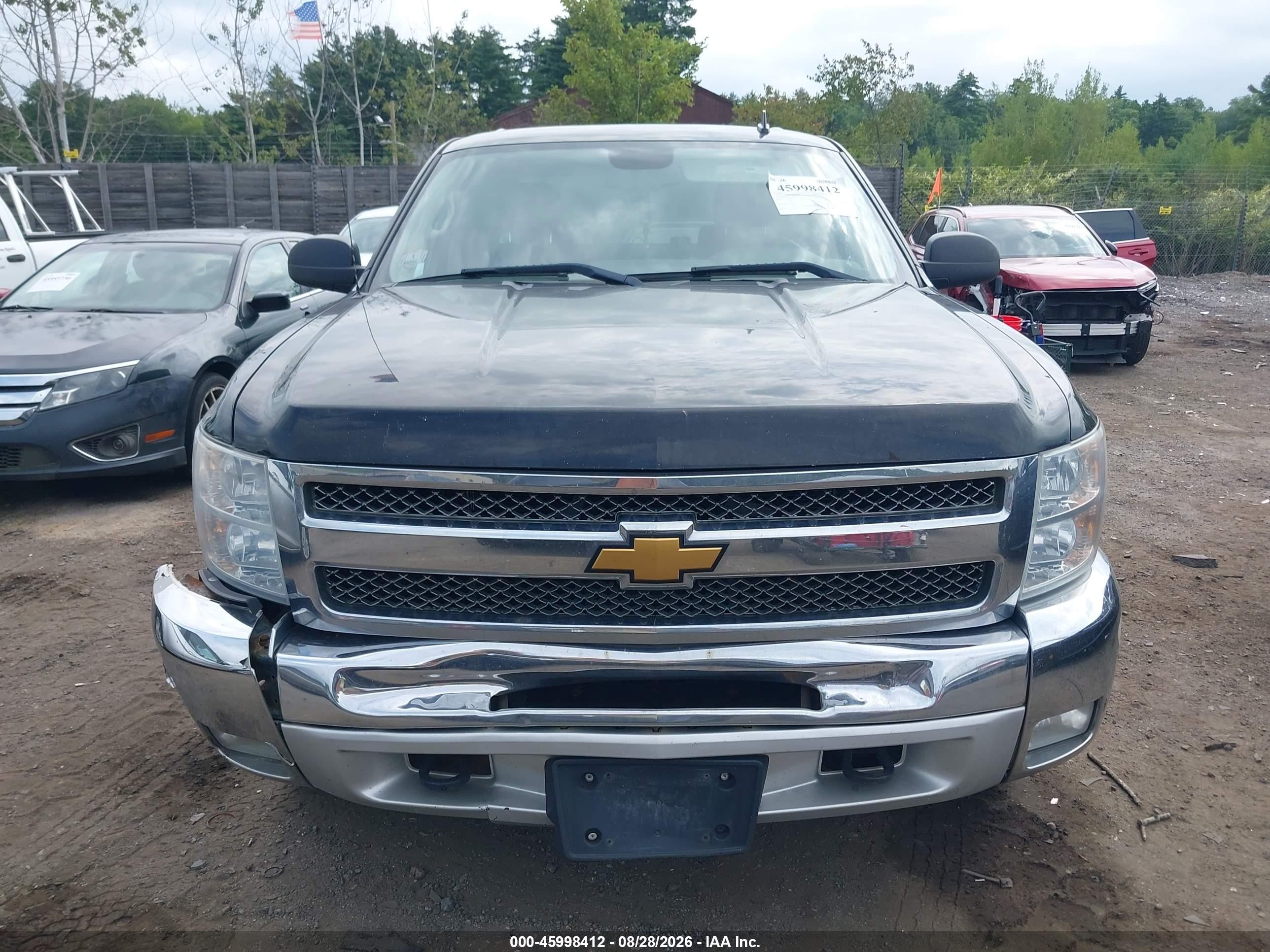 2012 Chevrolet Silverado 1500 Lt Black vin: 1GCPKSE77CF211479