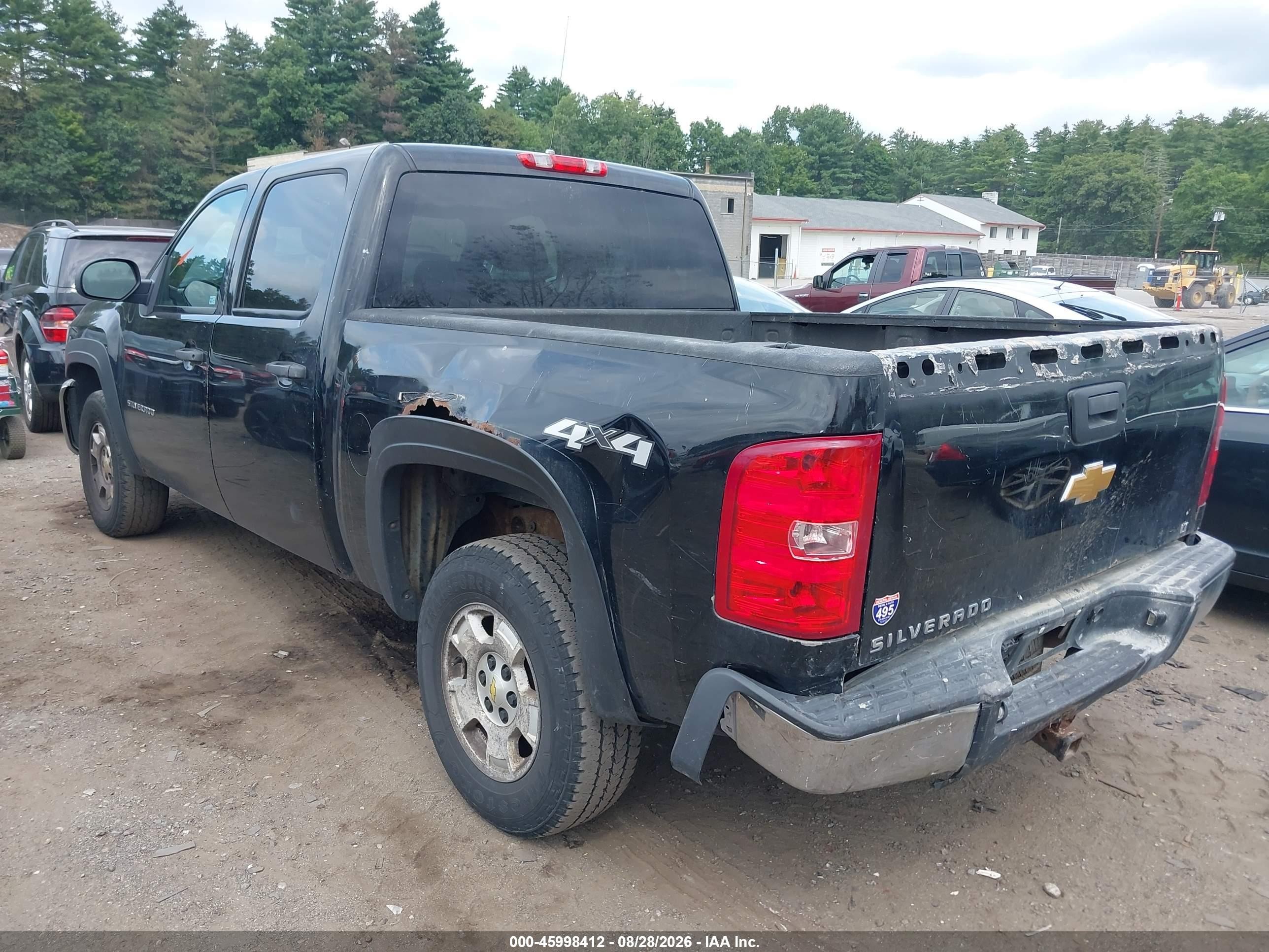 2012 Chevrolet Silverado 1500 Lt Black vin: 1GCPKSE77CF211479