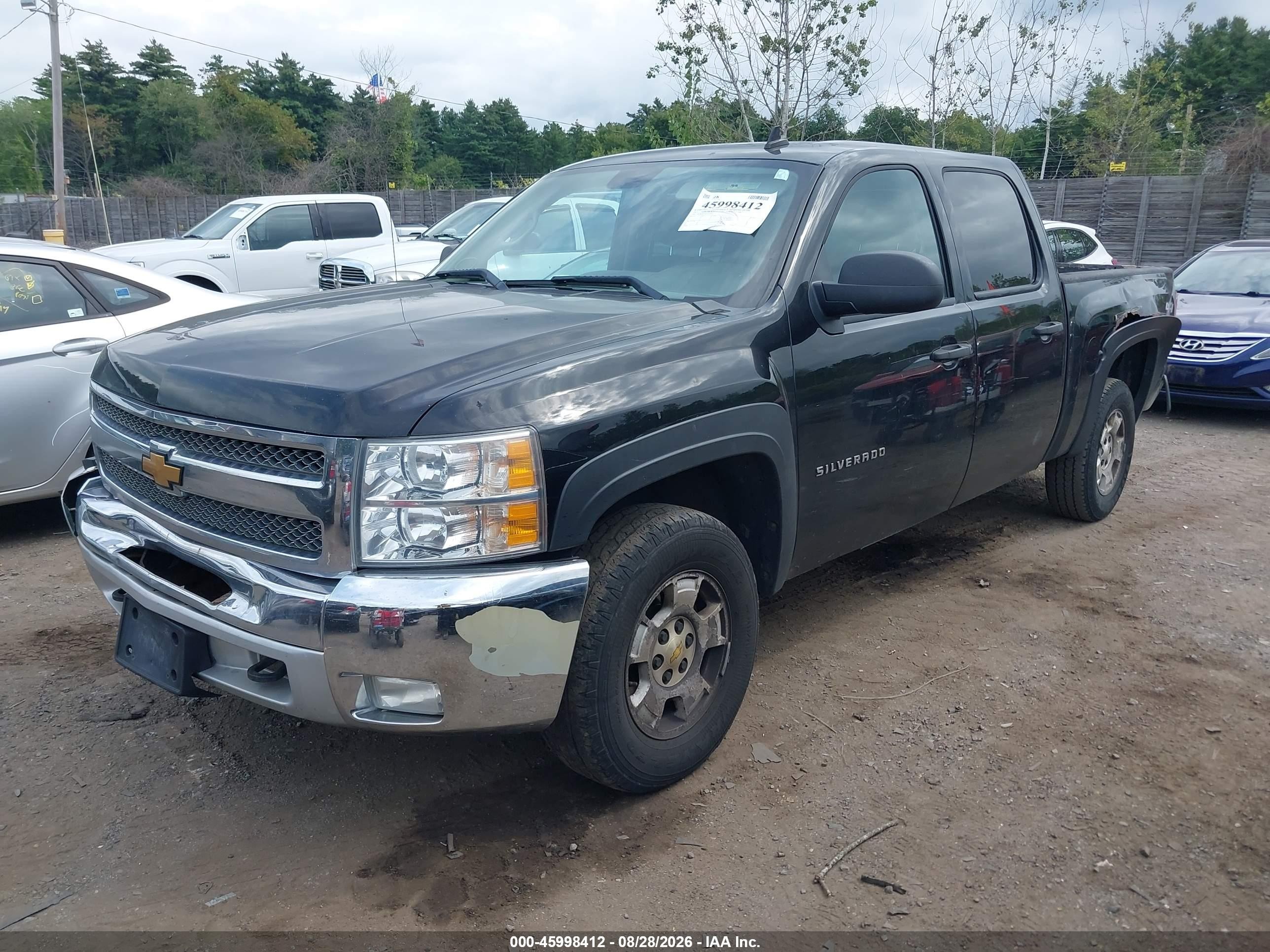 2012 Chevrolet Silverado 1500 Lt Black vin: 1GCPKSE77CF211479