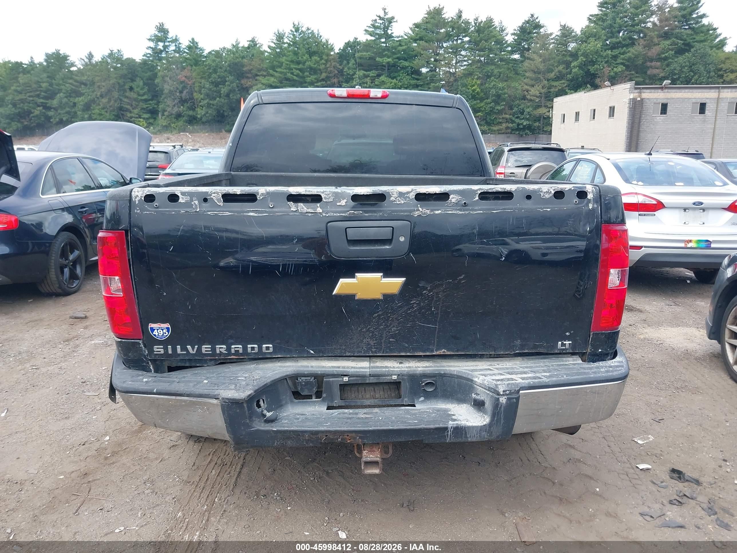 2012 Chevrolet Silverado 1500 Lt Black vin: 1GCPKSE77CF211479