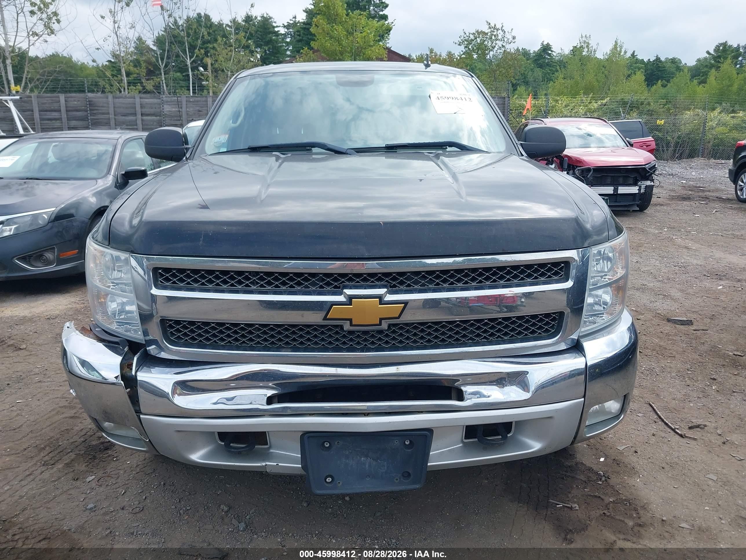 2012 Chevrolet Silverado 1500 Lt Black vin: 1GCPKSE77CF211479